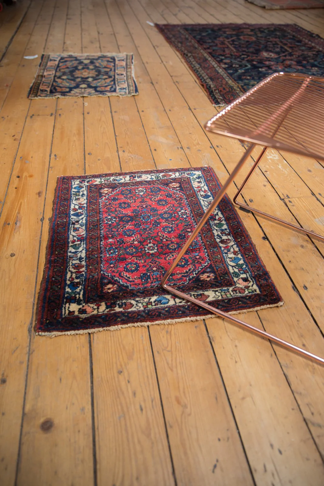 2x2.5 Vintage Engelas Square Rug Mat - Image 5