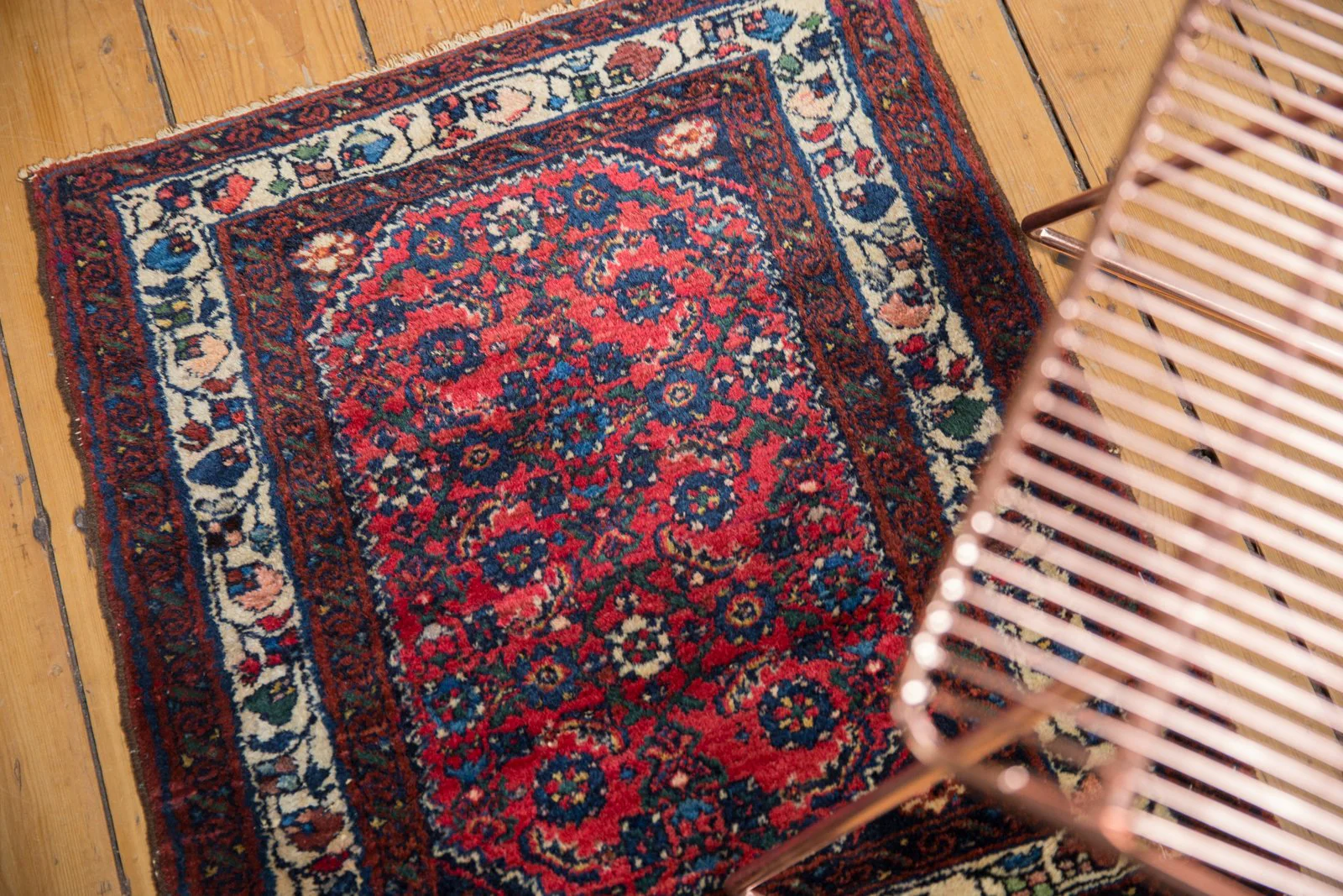 2x2.5 Vintage Engelas Square Rug Mat - Image 7