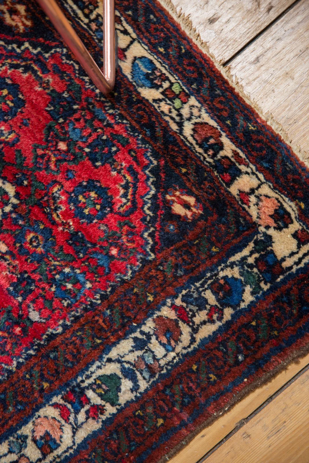 2x2.5 Vintage Engelas Square Rug Mat - Image 9