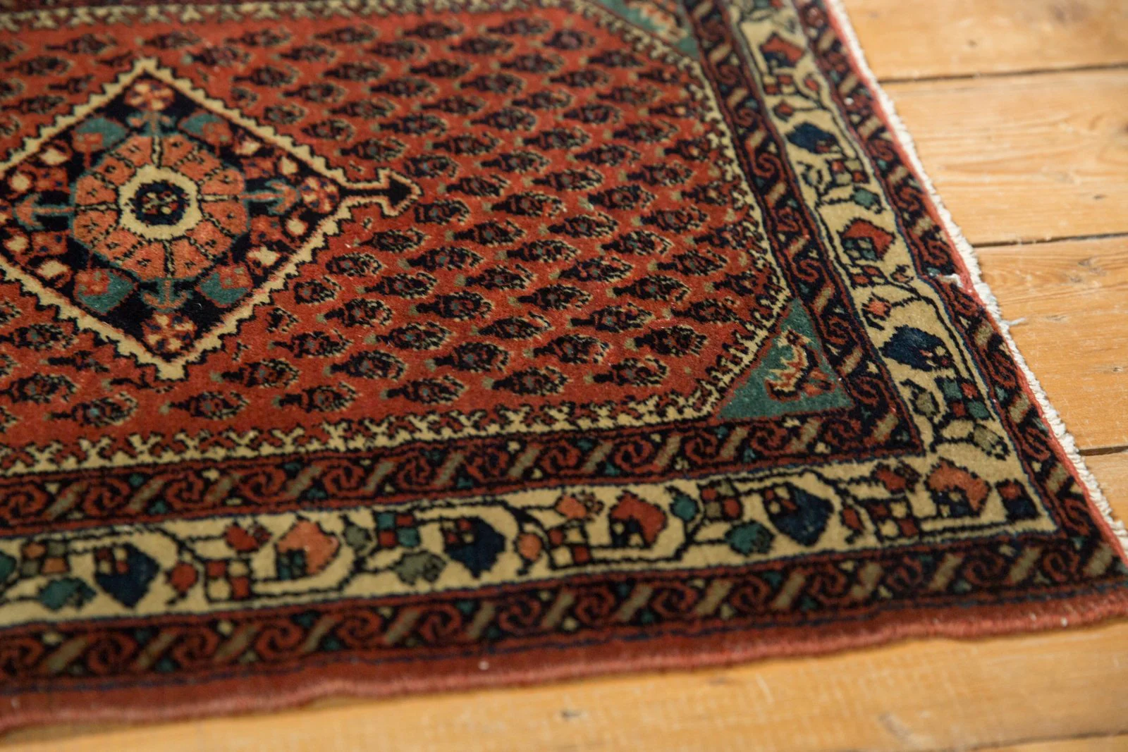 2x2.5 Vintage Engelas Square Rug Mat - Image 6