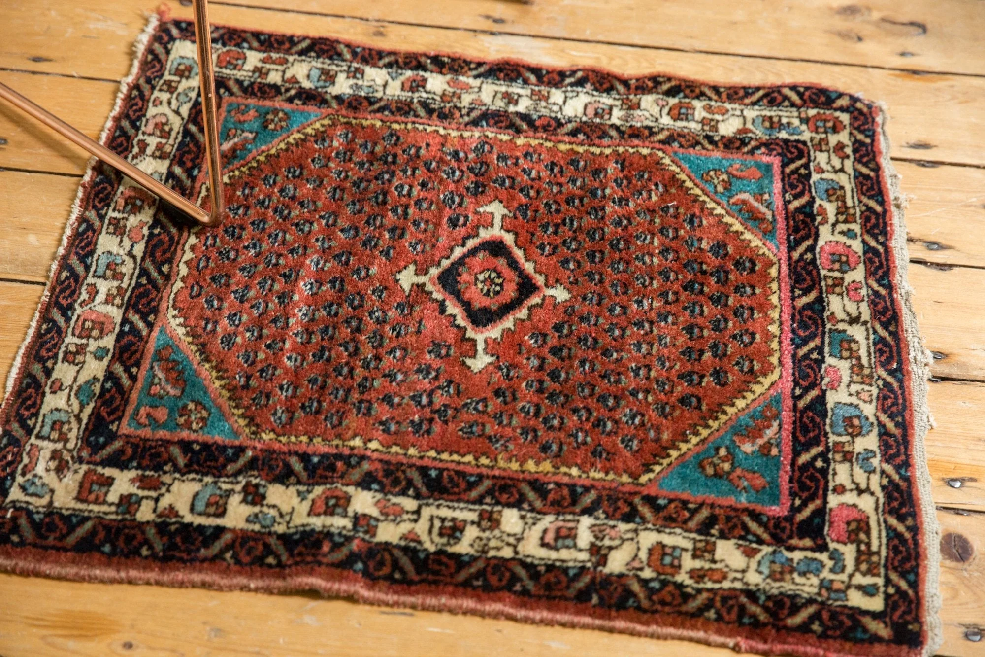 2x2.5 Vintage Engelas Square Rug Mat - Image 5