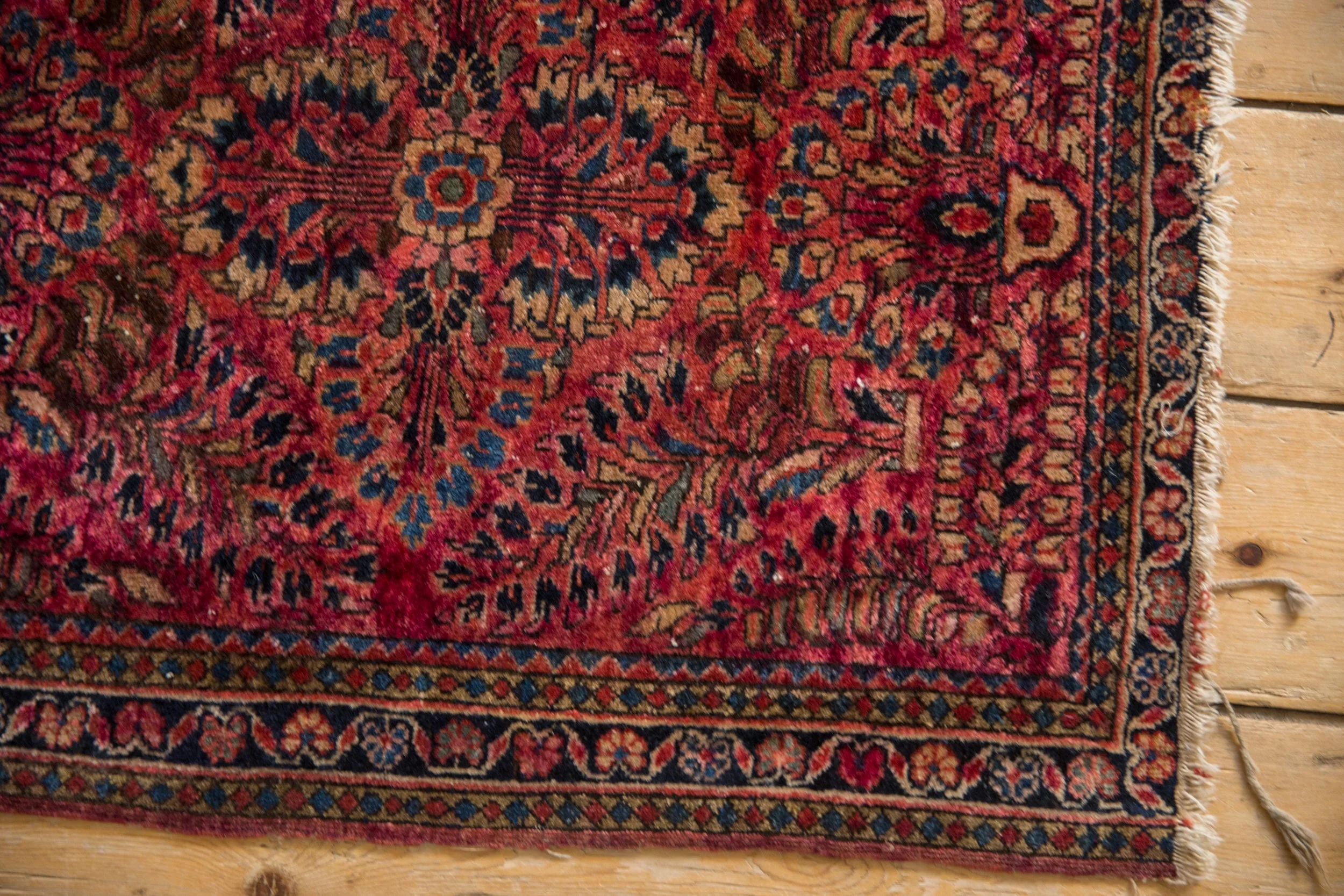 2x2.5 Vintage Fine American Sarouk Square Rug Mat - Image 4