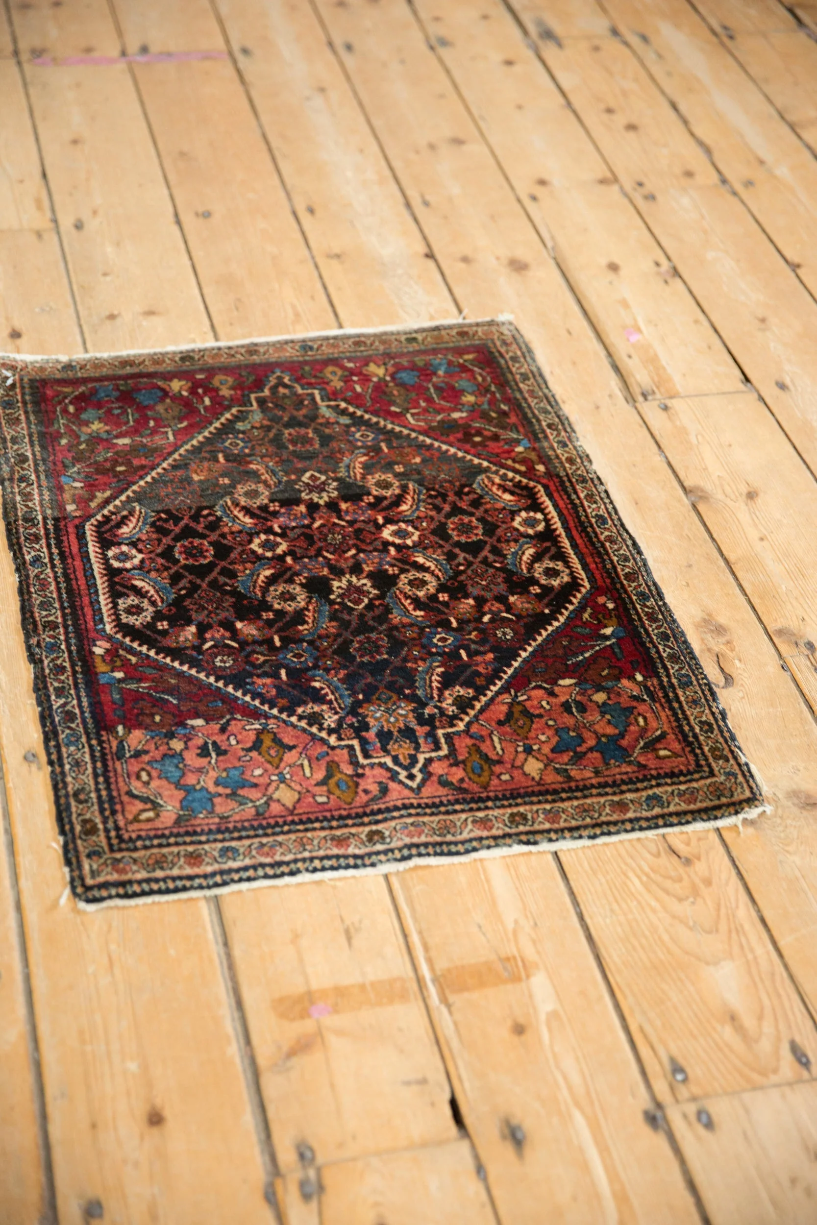 2x2.5 Vintage Fine Farahan Sarouk Square Rug Mat - Image 4