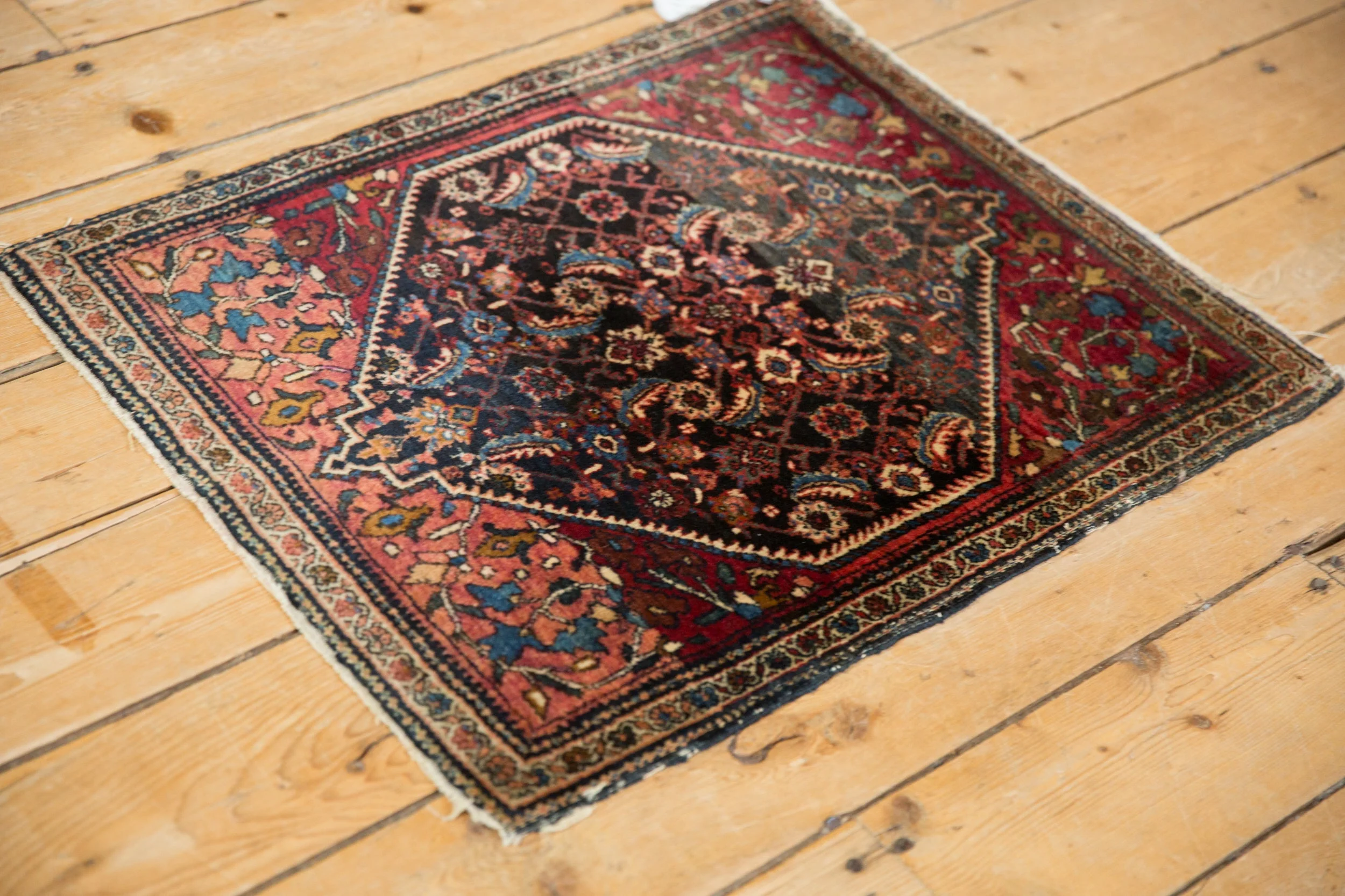 2x2.5 Vintage Fine Farahan Sarouk Square Rug Mat - Image 5