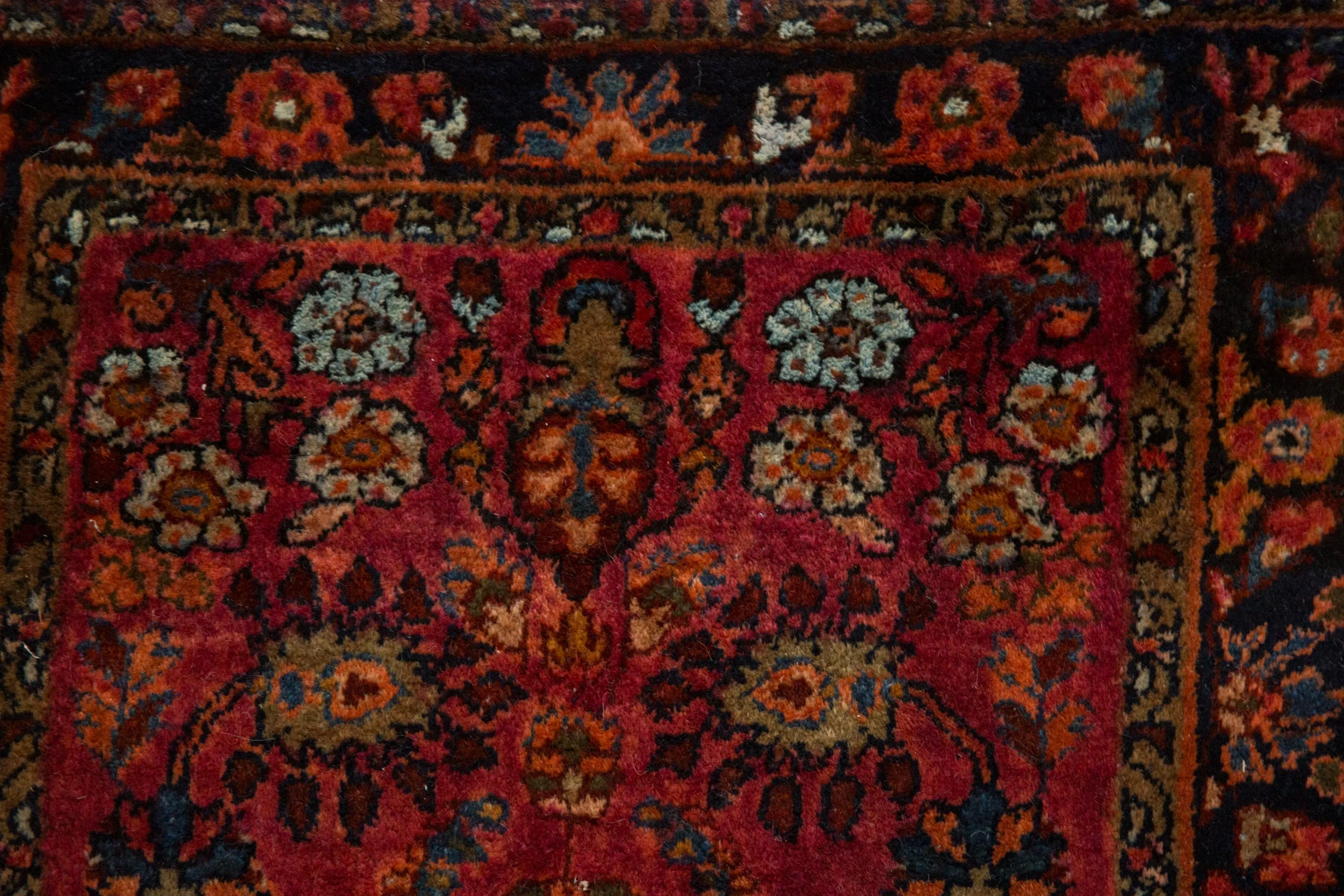 2x2.5 Vintage Fine Lilihan Square Rug Mat - Image 3