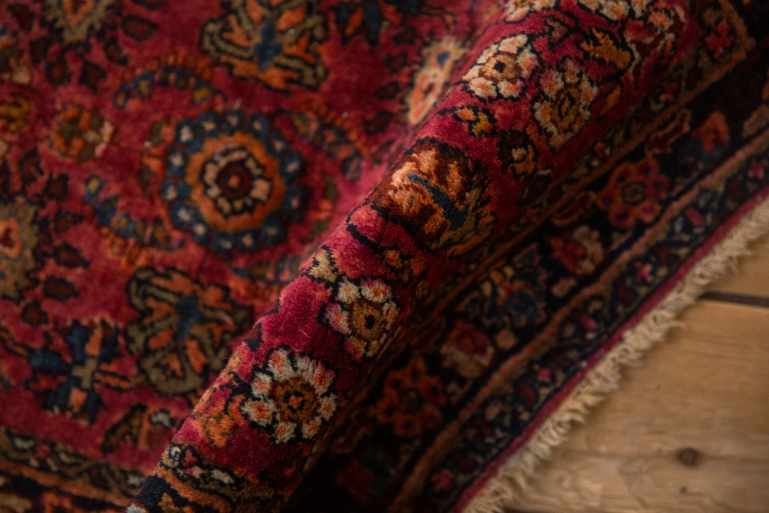 2x2.5 Vintage Fine Lilihan Square Rug Mat - Image 6