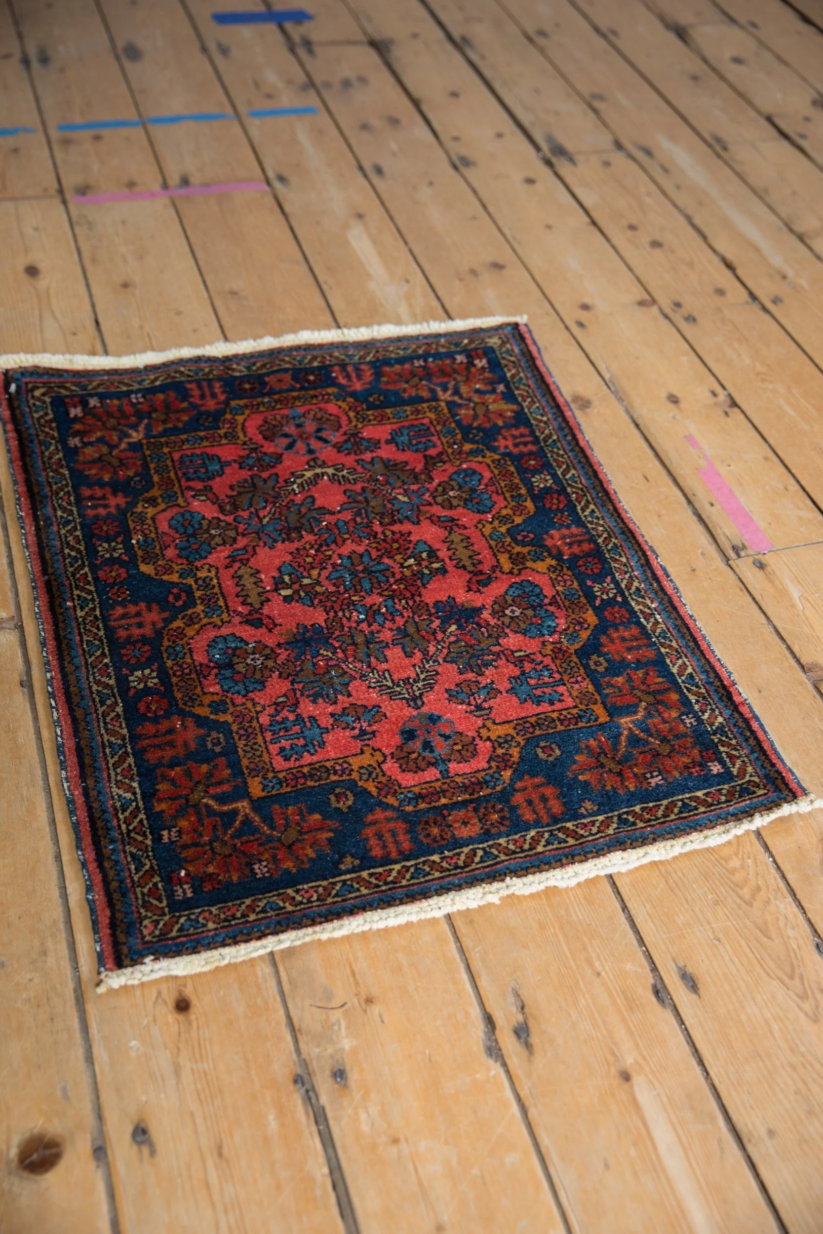 2x2.5 Vintage Fine Mehreban Square Rug Mat - Image 4