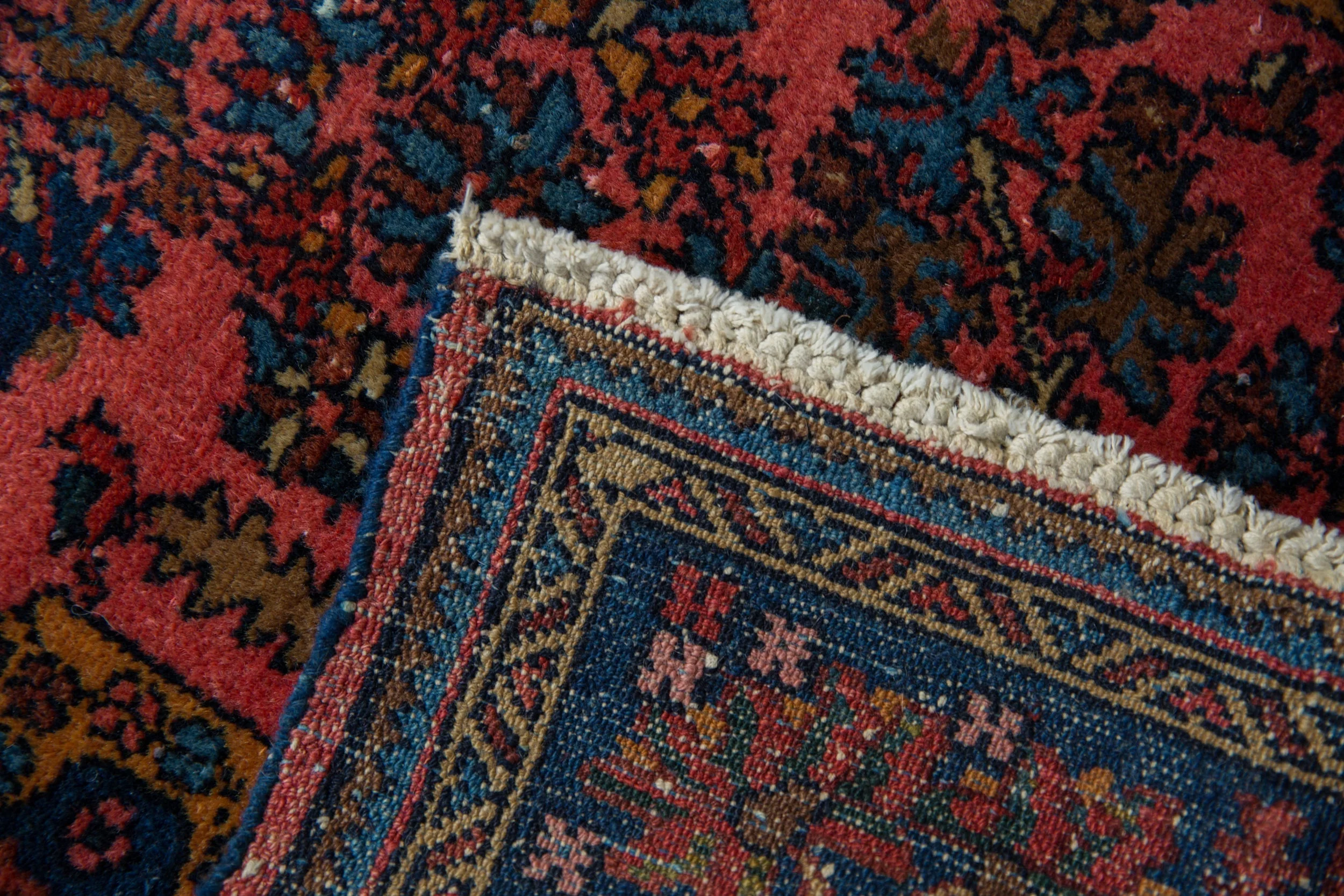 2x2.5 Vintage Fine Mehreban Square Rug Mat - Image 7