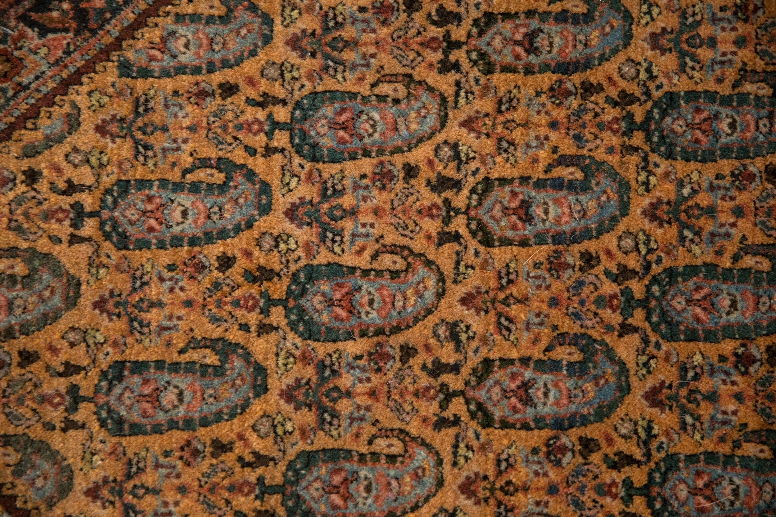 2x2.5 Vintage Fine Sarouk Square Rug Mat - Image 7