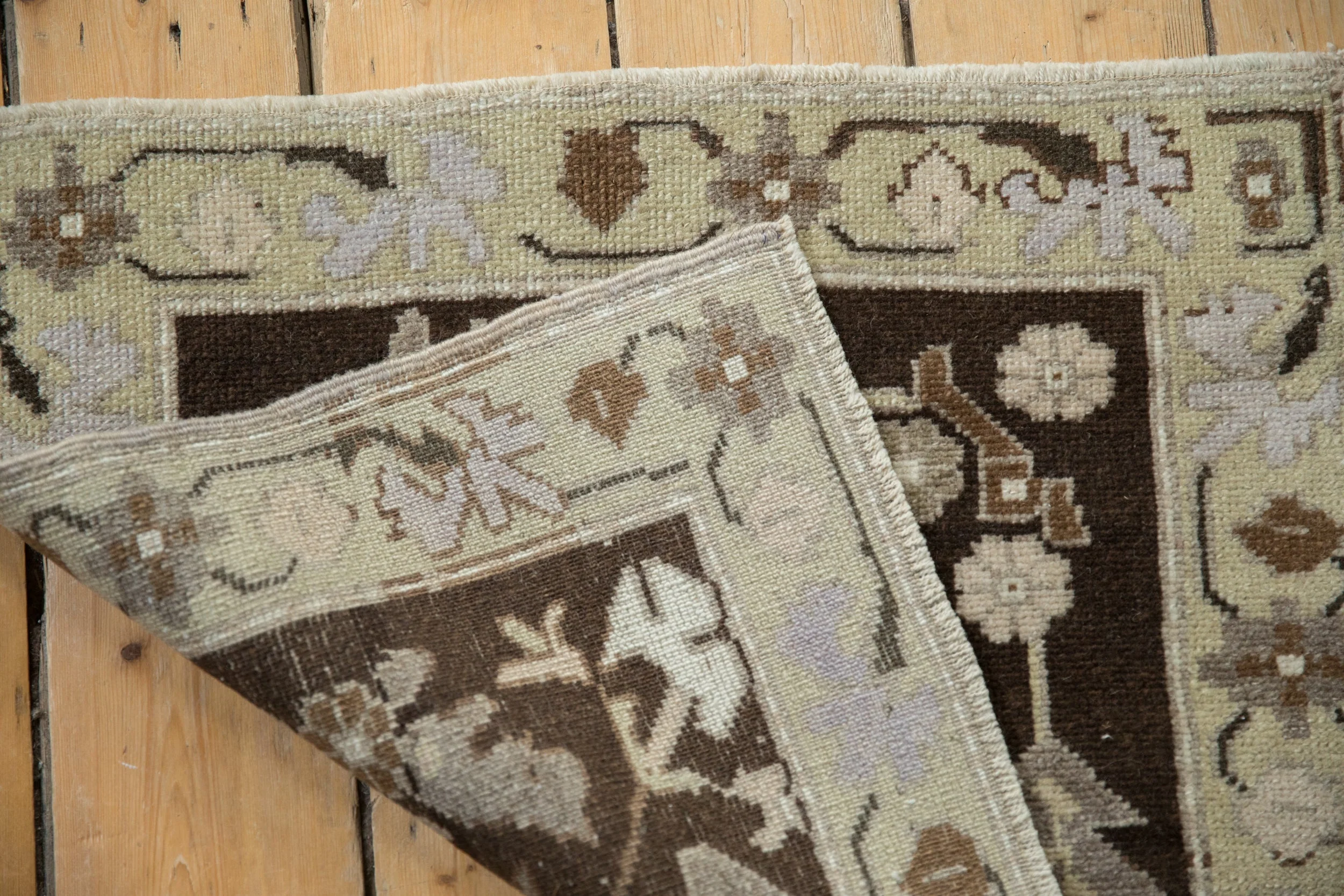 2x2 Vintage Distressed Oushak Square Rug Mat - Image 6
