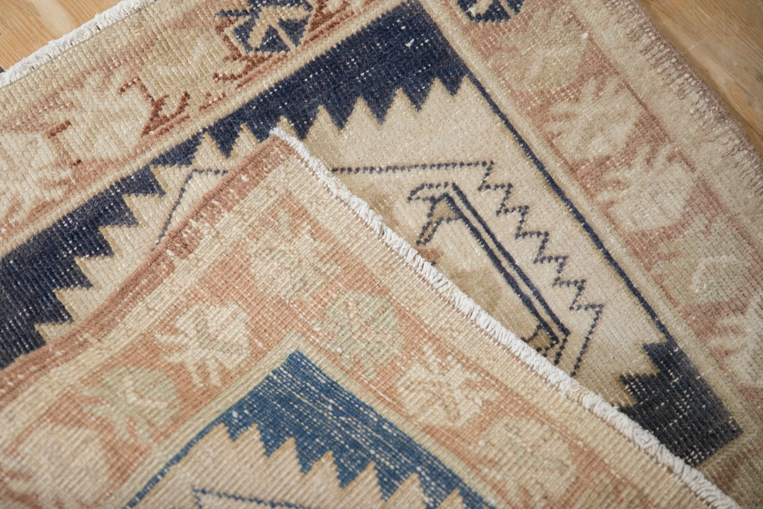 2x2 Vintage Distressed Oushak Square Rug Mat - Image 6