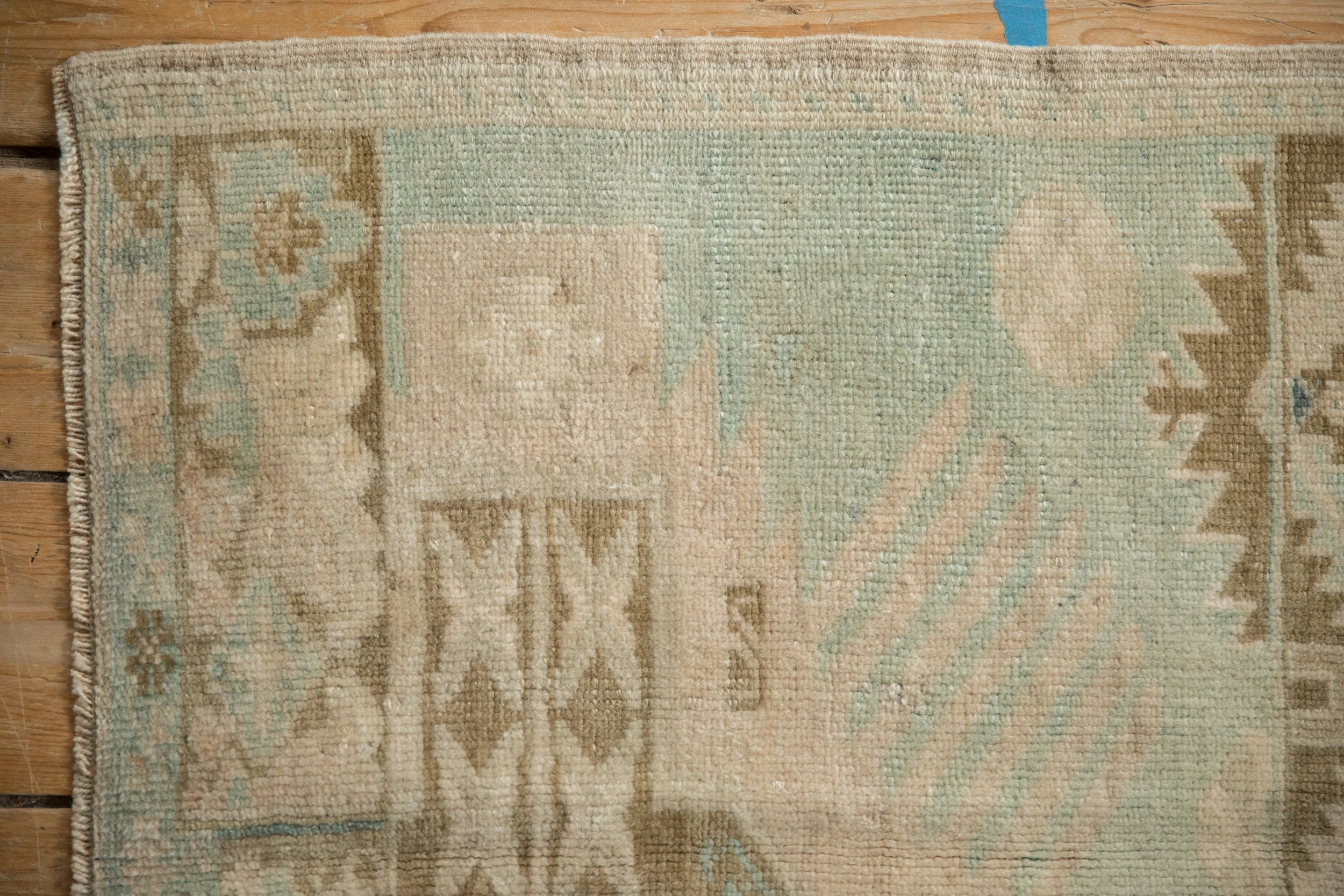 2x2 Vintage Distressed Oushak Square Rug Mat - Image 3