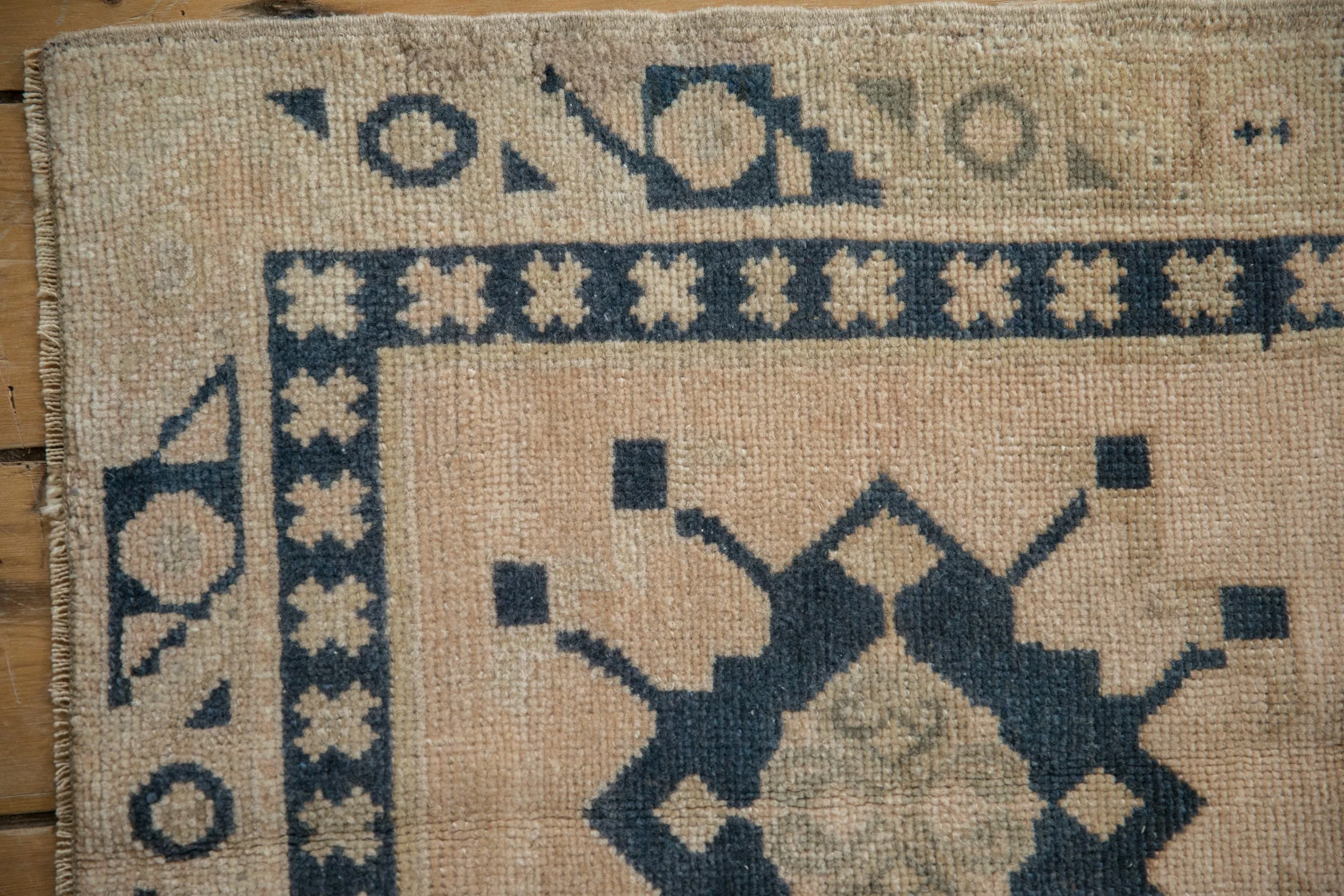 2x2 Vintage Distressed Oushak Square Rug Mat - Image 3