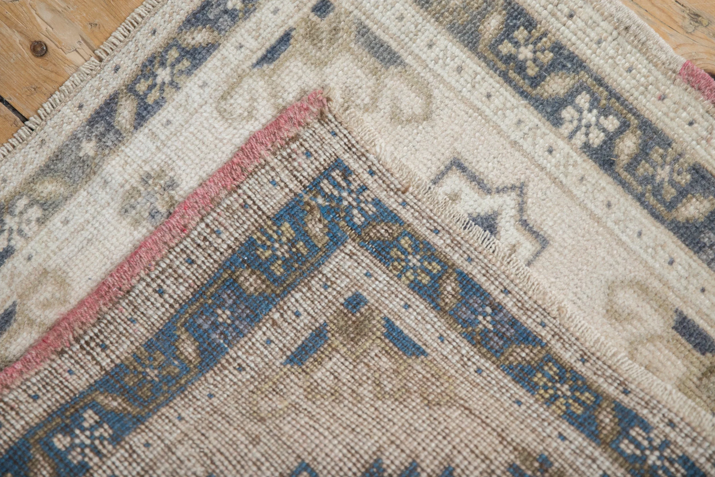 2x2 Vintage Distressed Oushak Square Rug Mat - Image 5