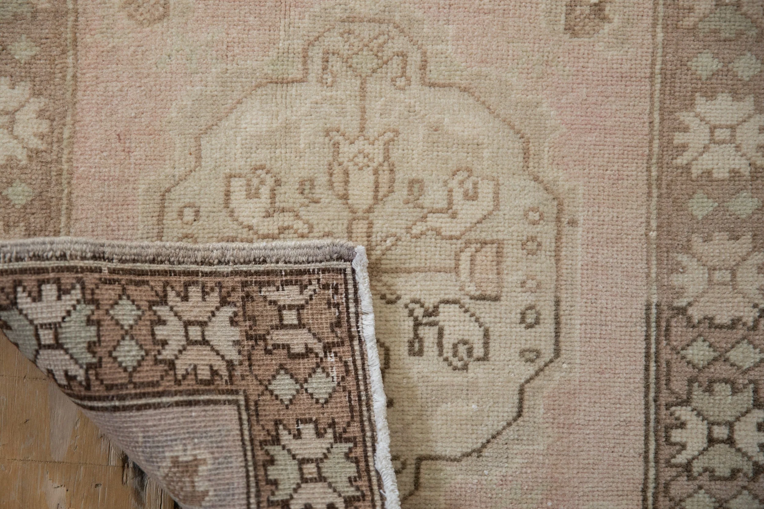 2x2 Vintage Distressed Oushak Square Rug Mat - Image 5