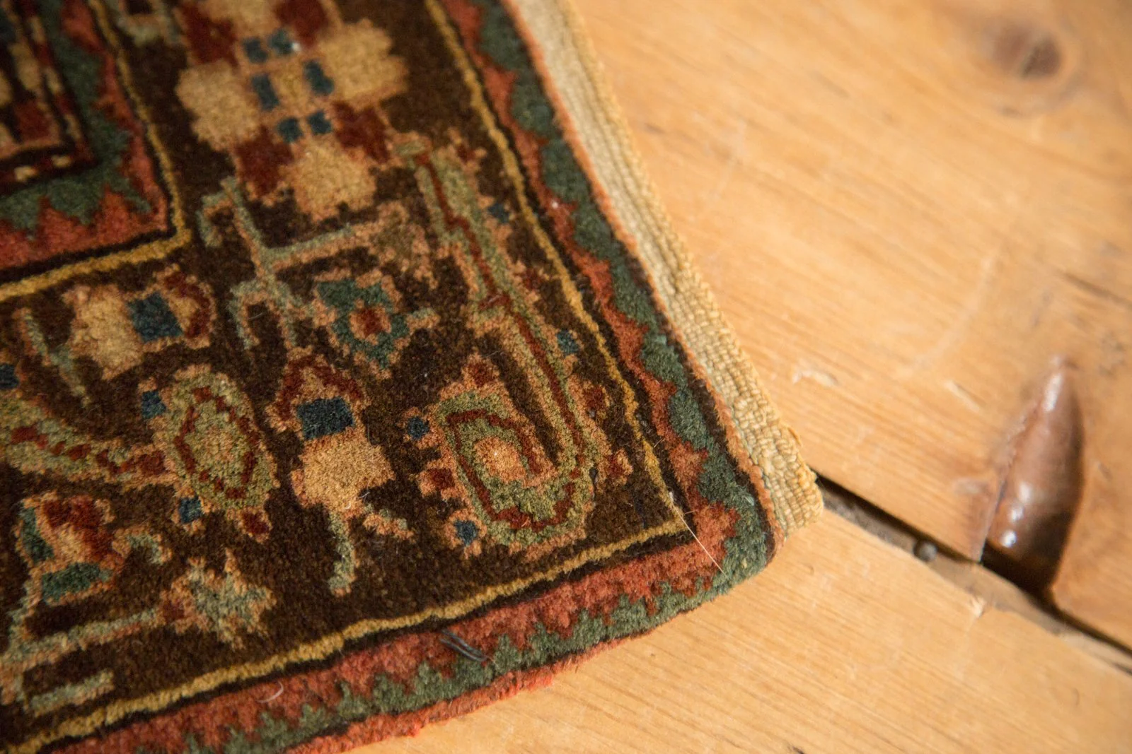 2x2 Vintage Josan Sarouk Square Rug Mat - Image 13