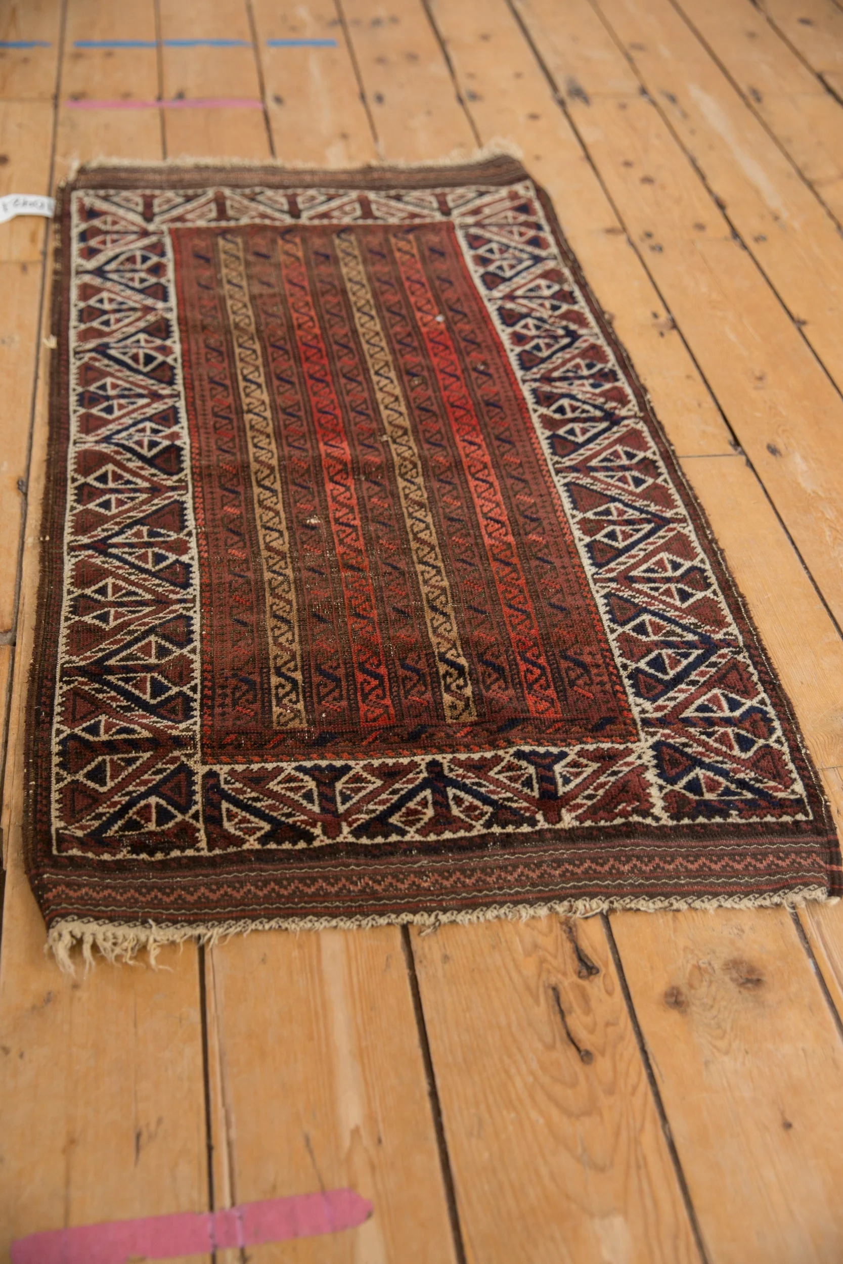 2x3.5 Antique Fine Belouch Rug - Image 3