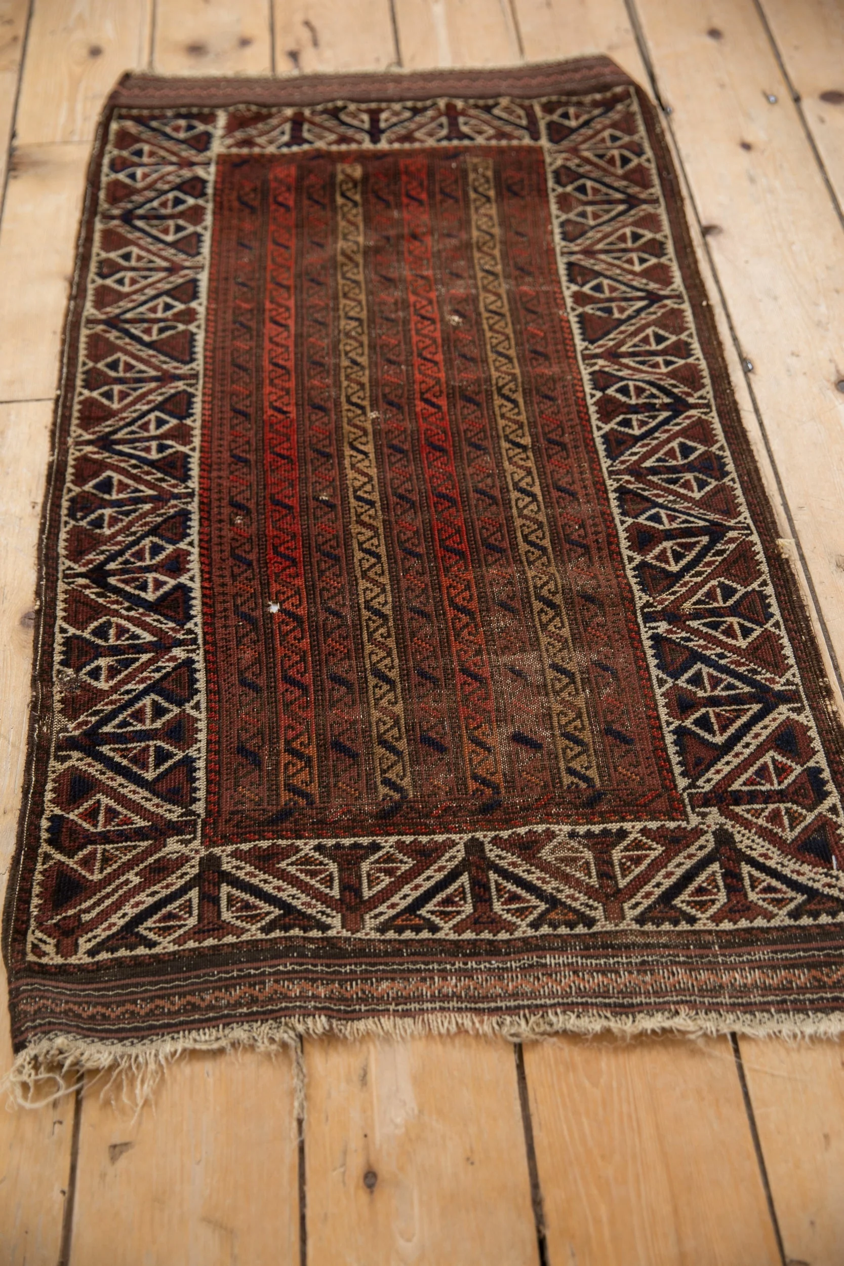 2x3.5 Antique Fine Belouch Rug - Image 7