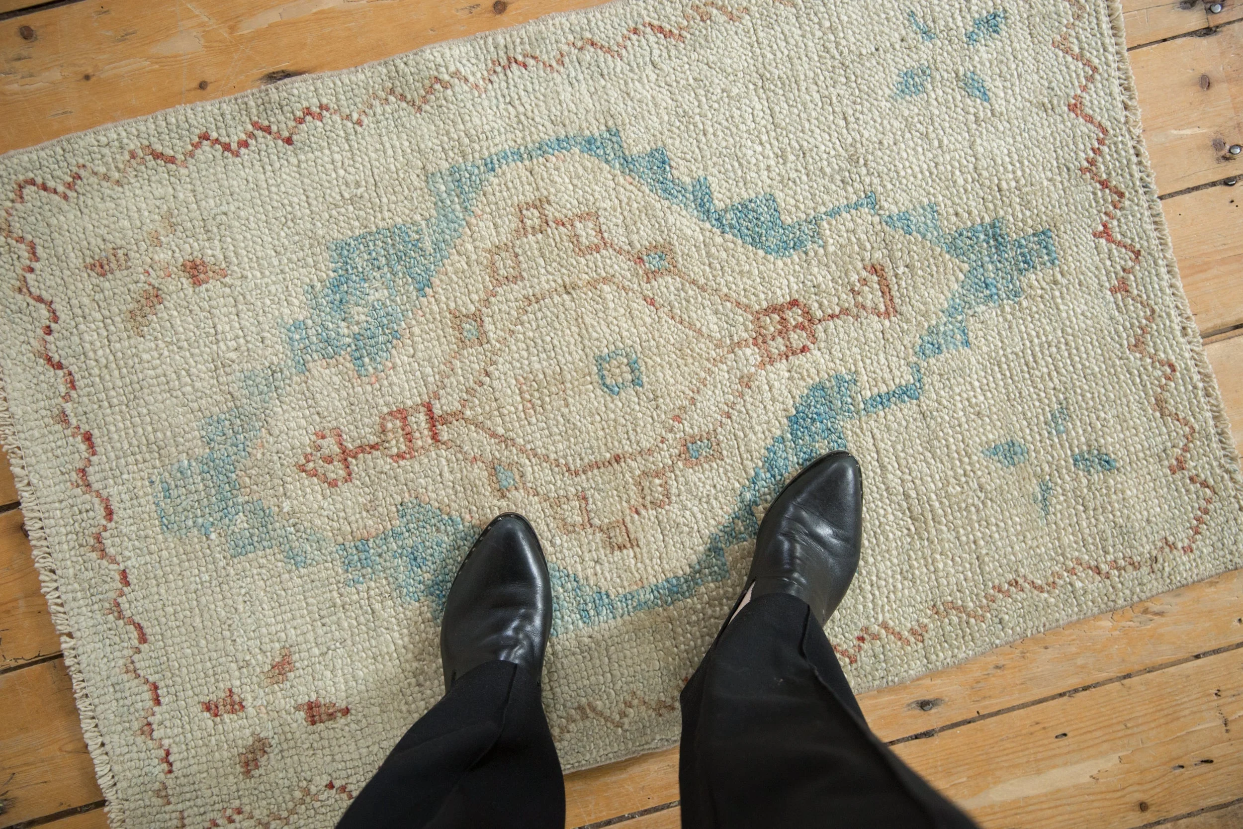 2x3.5 Distressed Oushak Rug - Image 2