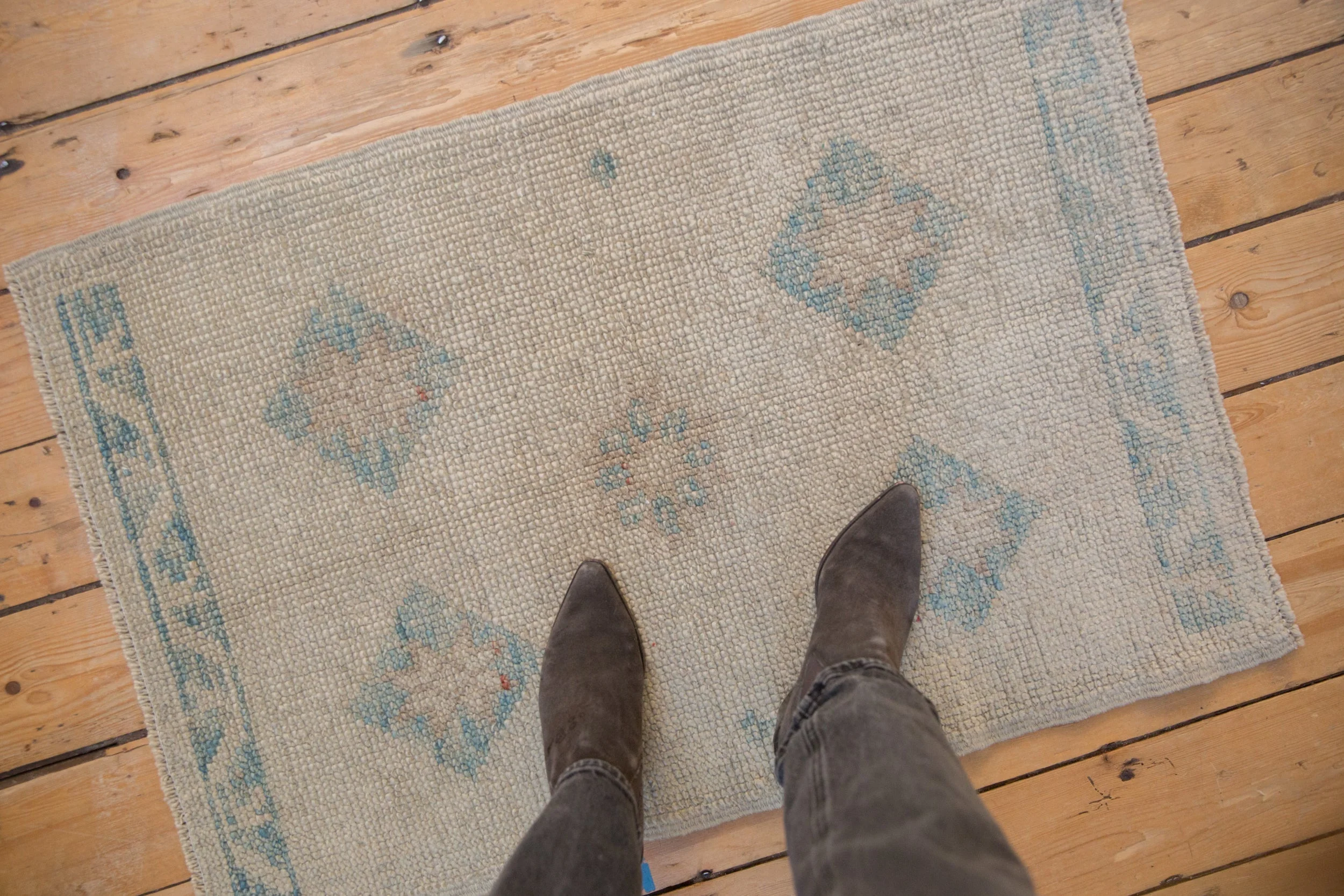 2x3.5 Distressed Oushak Rug - Image 2