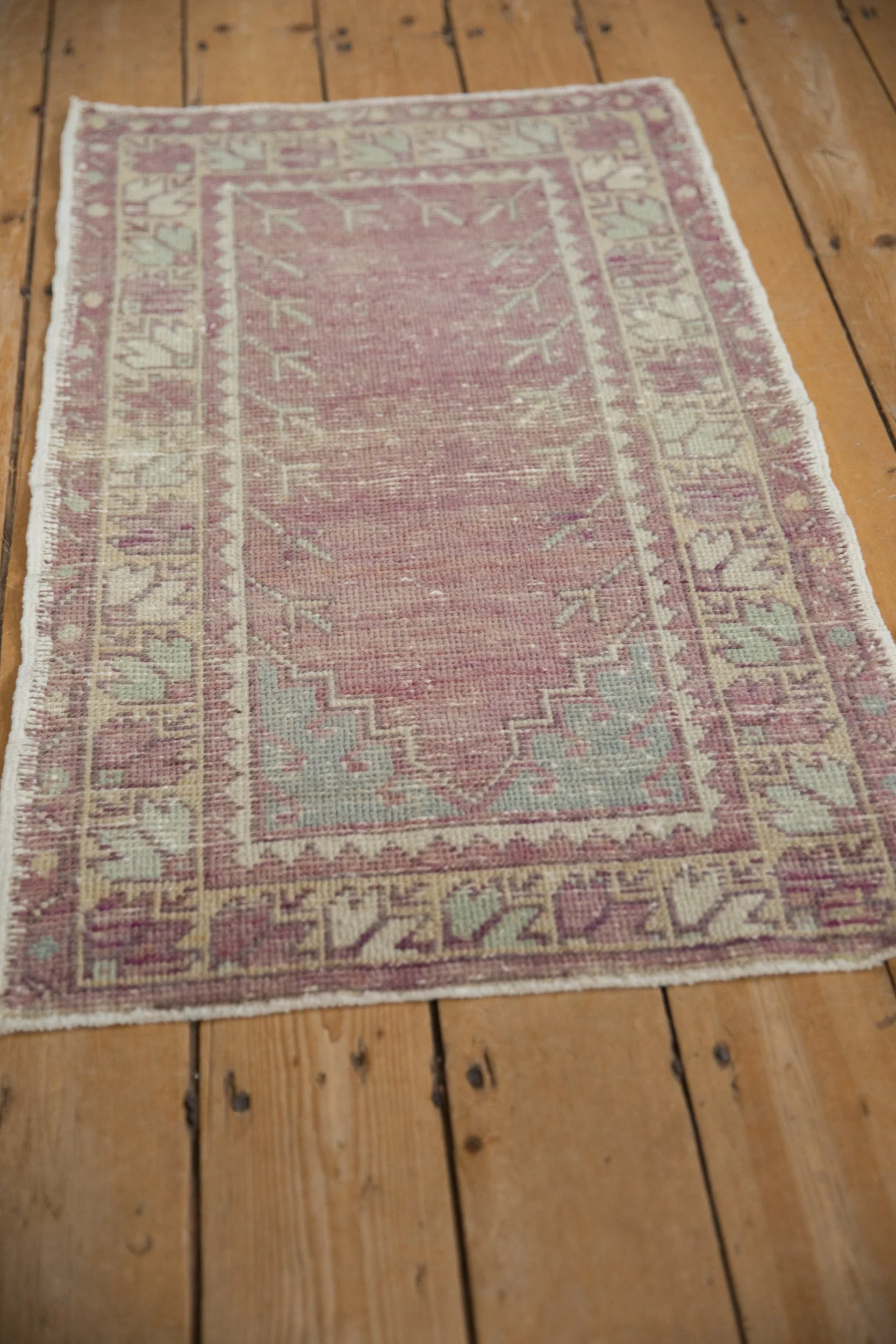 2x3.5 Vintage Distressed Oushak Rug - Image 3