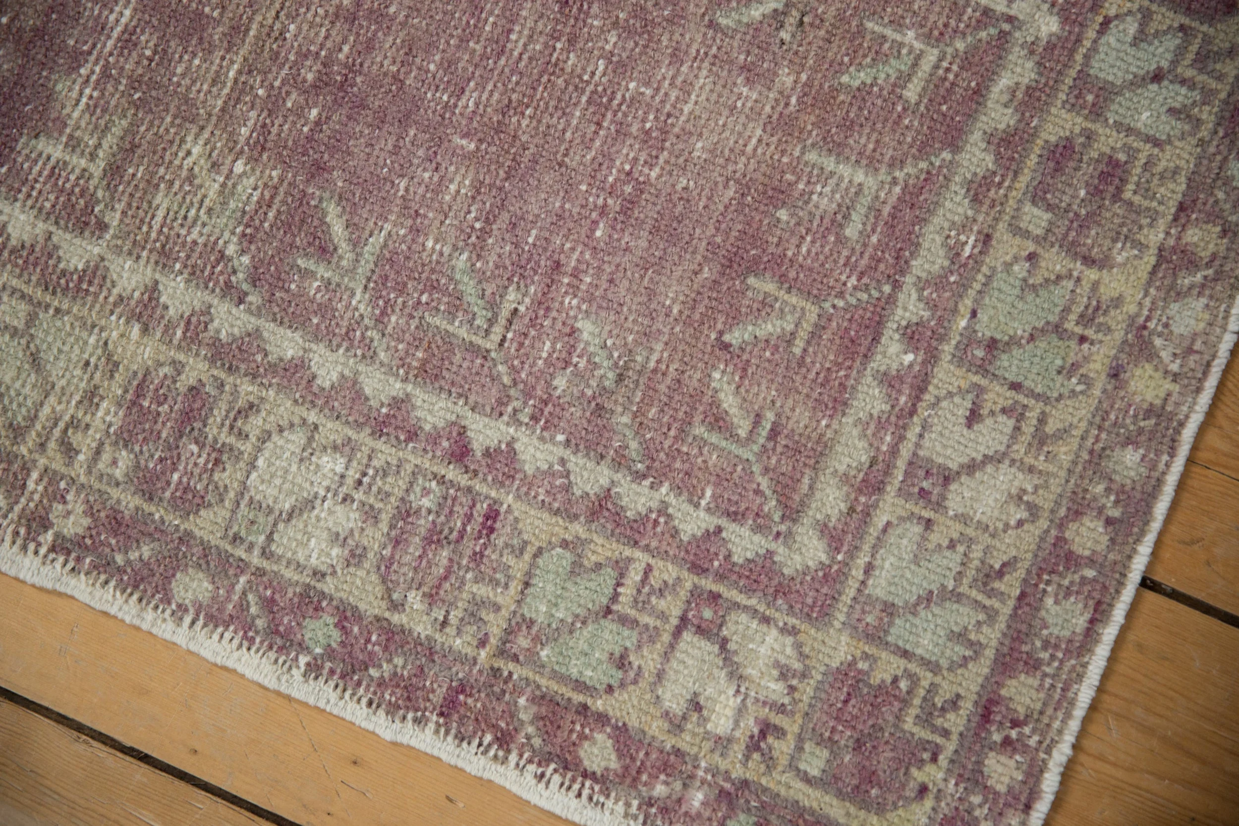 2x3.5 Vintage Distressed Oushak Rug - Image 5