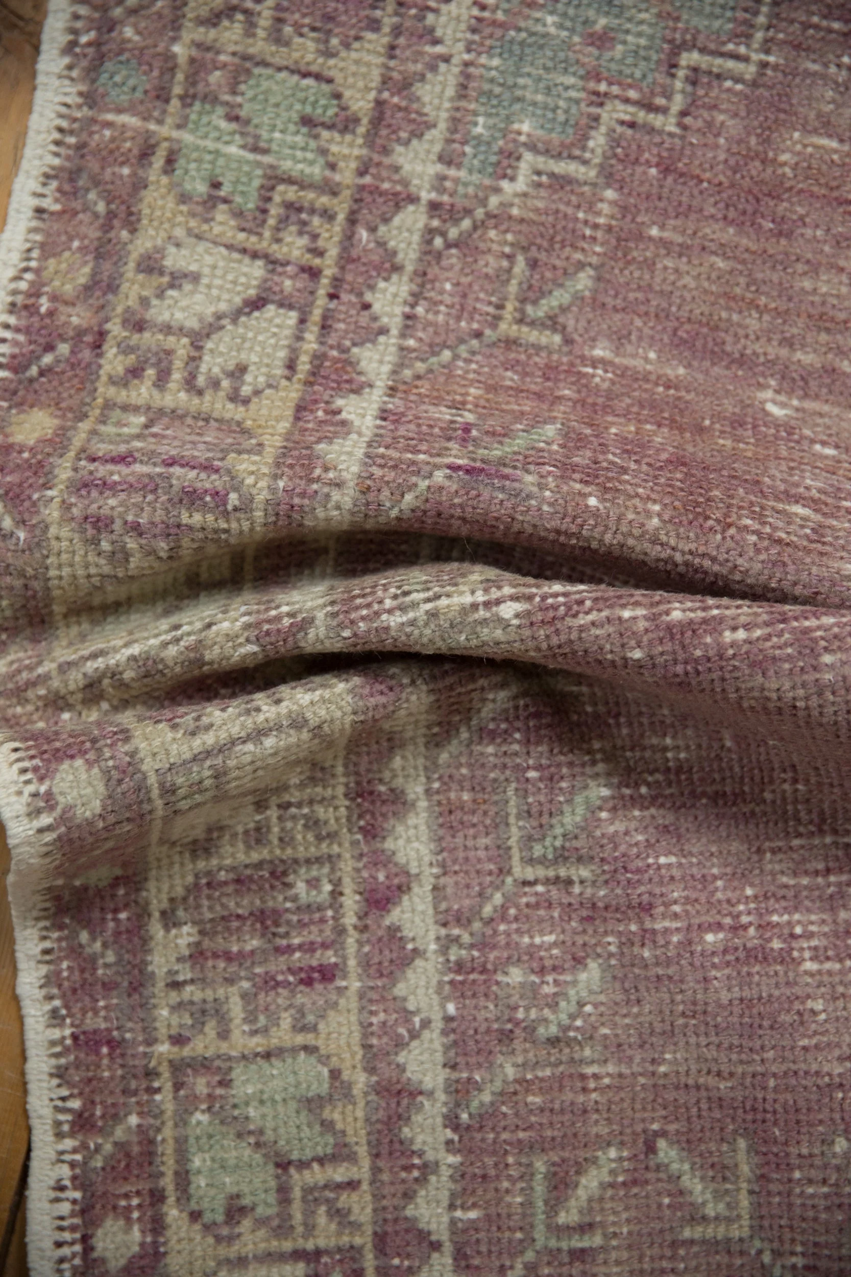 2x3.5 Vintage Distressed Oushak Rug - Image 6