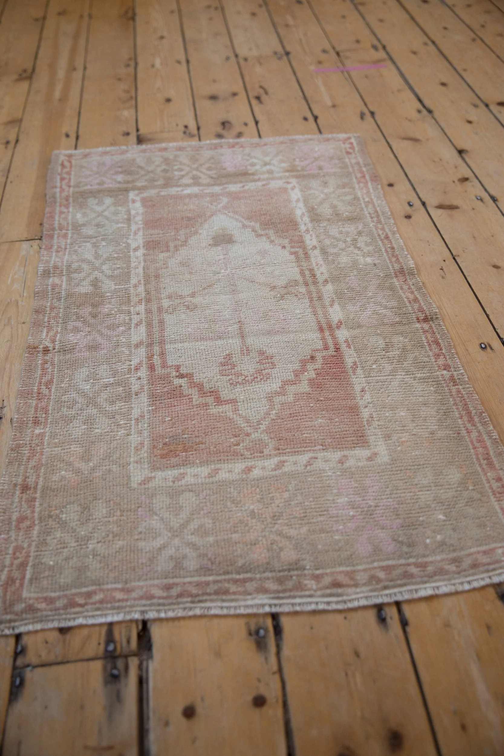 2x3.5 Vintage Distressed Oushak Rug - Image 3