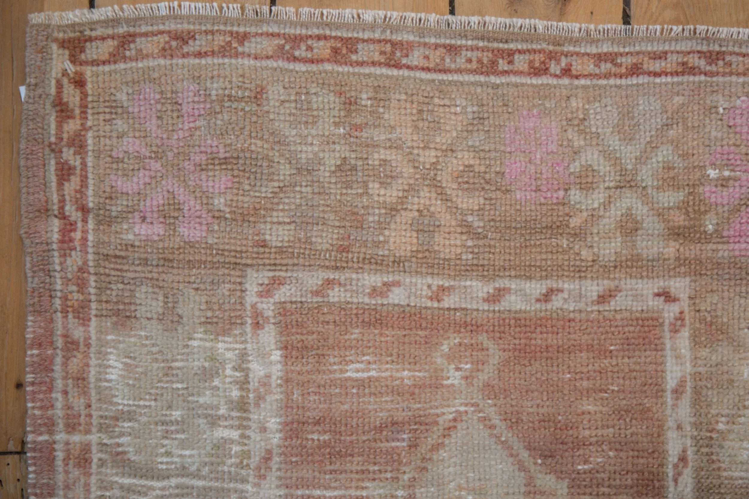 2x3.5 Vintage Distressed Oushak Rug - Image 5