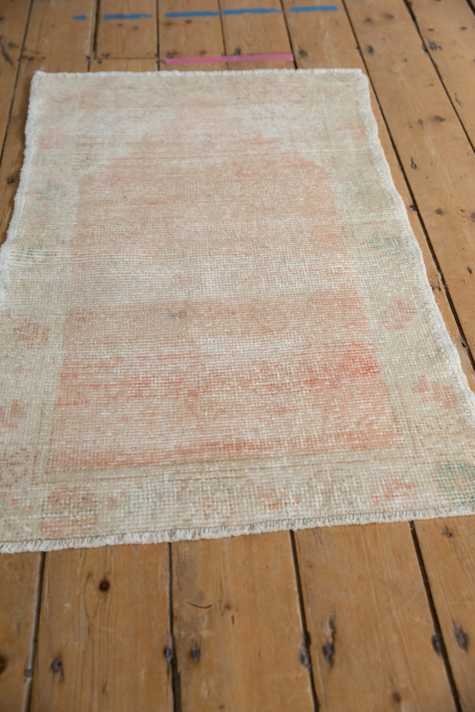2x3.5 Vintage Distressed Oushak Rug - Image 3