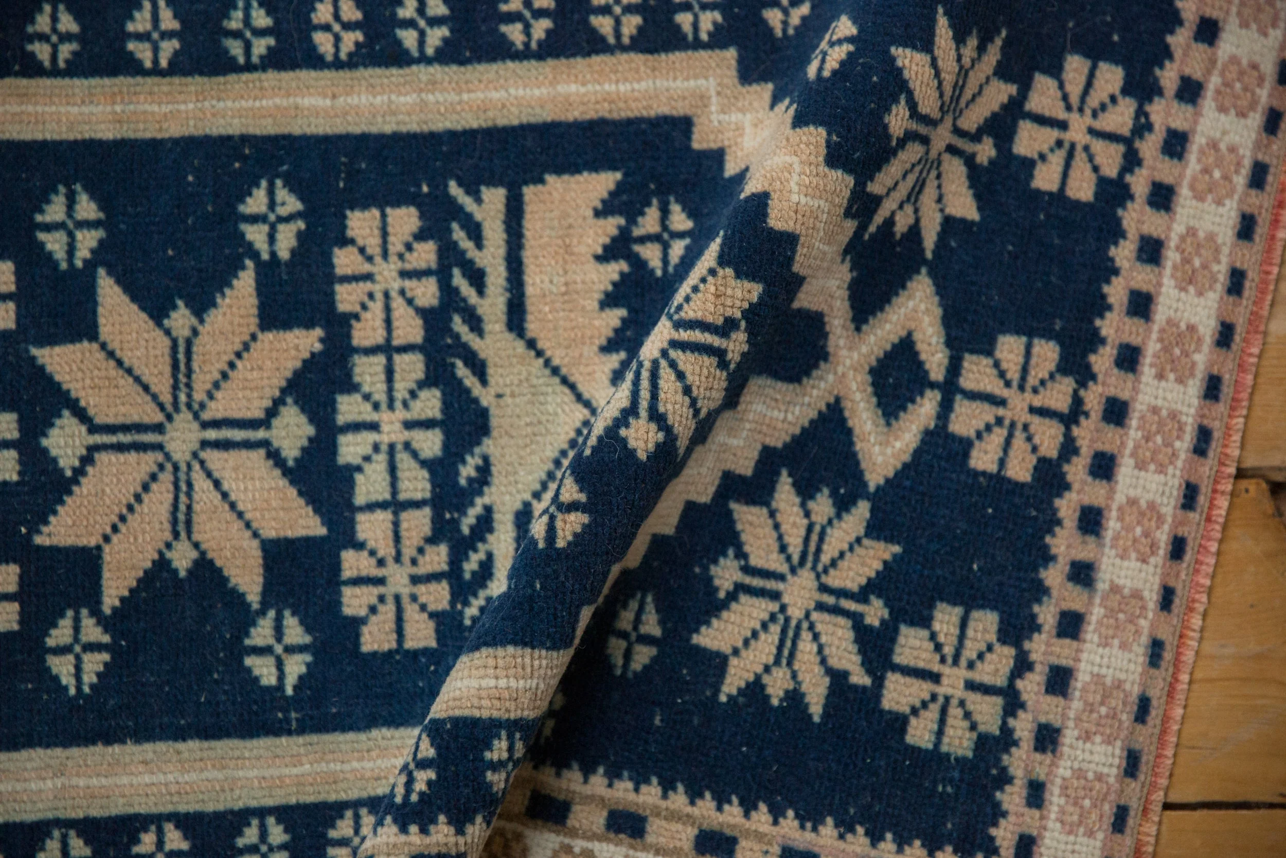 2x3.5 Vintage Distressed Oushak Rug - Image 6