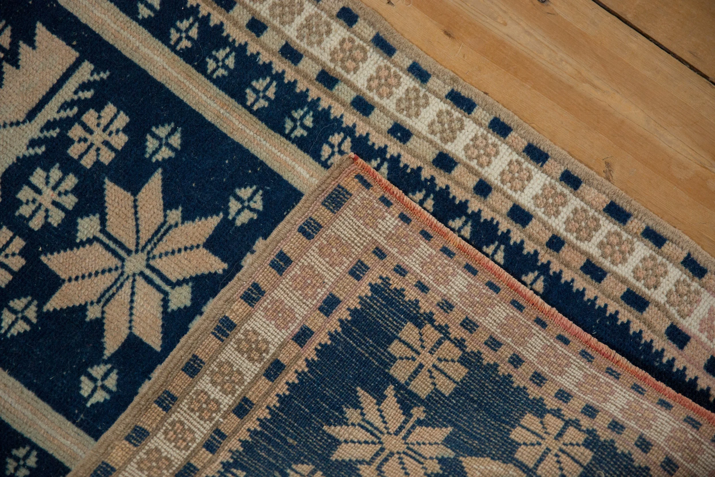 2x3.5 Vintage Distressed Oushak Rug - Image 7