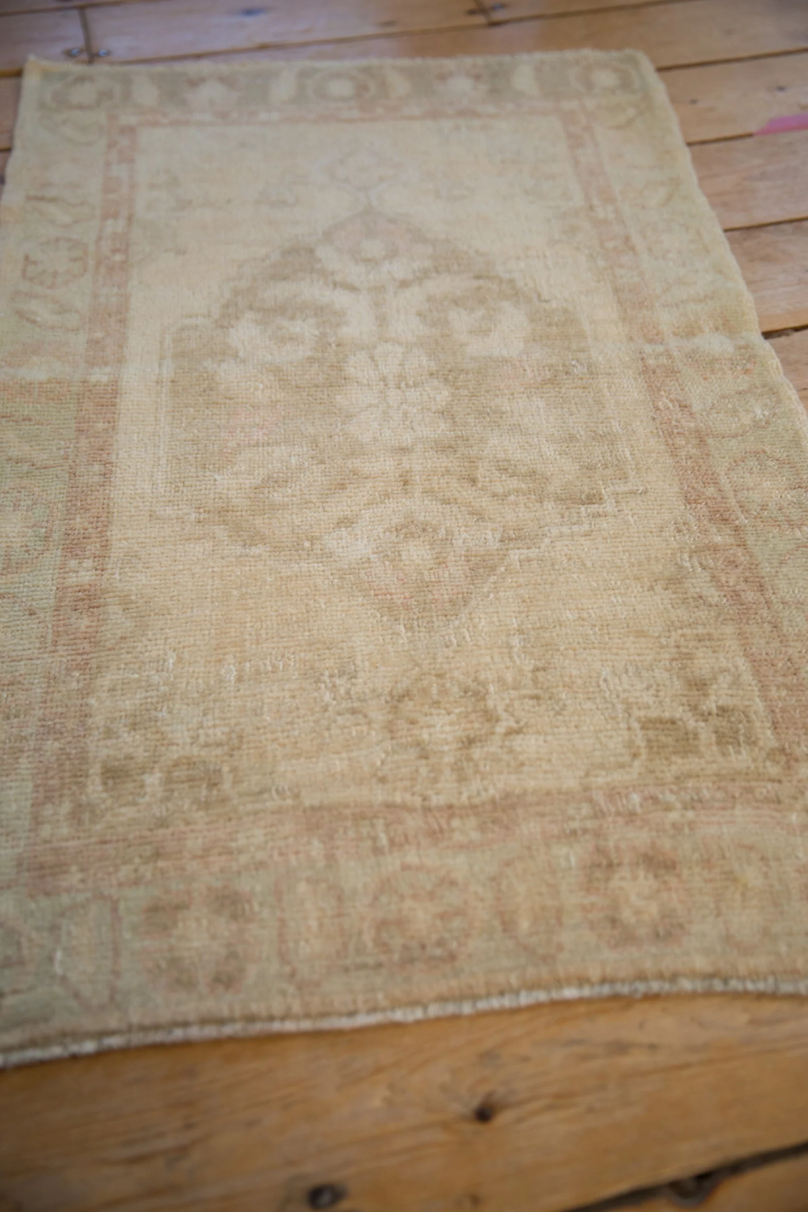 2x3.5 Vintage Distressed Oushak Rug - Image 5