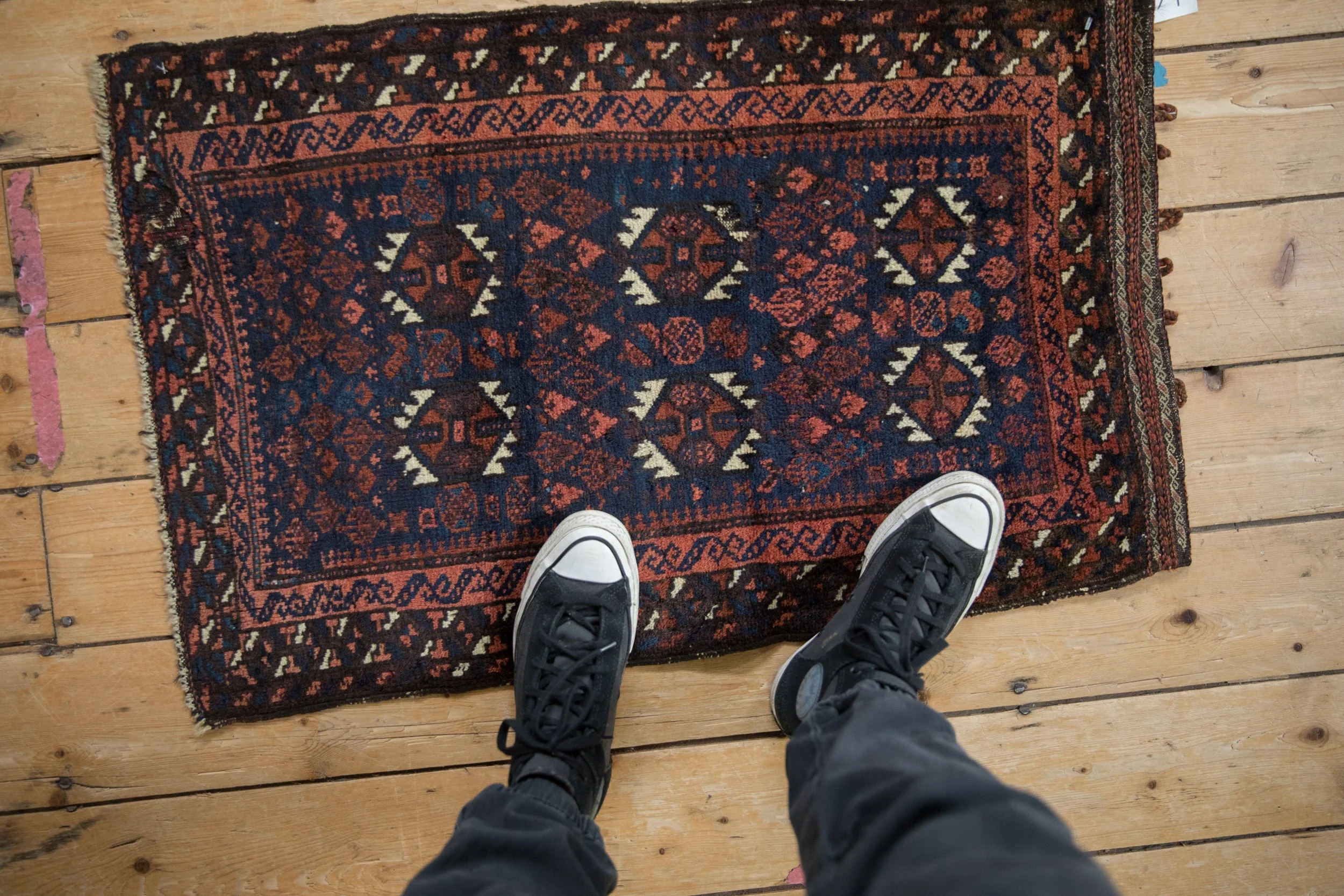 2x3 Antique Belouch Rug Mat - Image 2