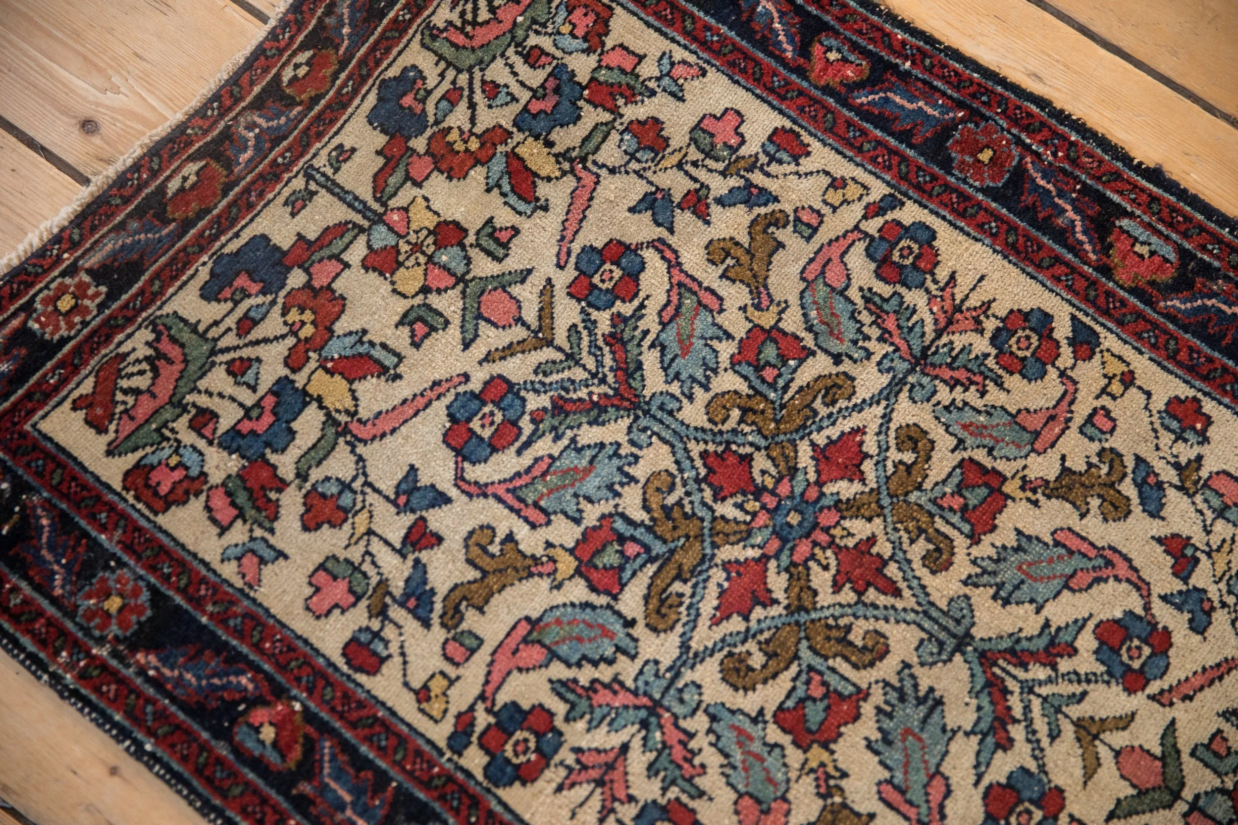 2x3 Antique Fine Hamadan Rug Mat - Image 7