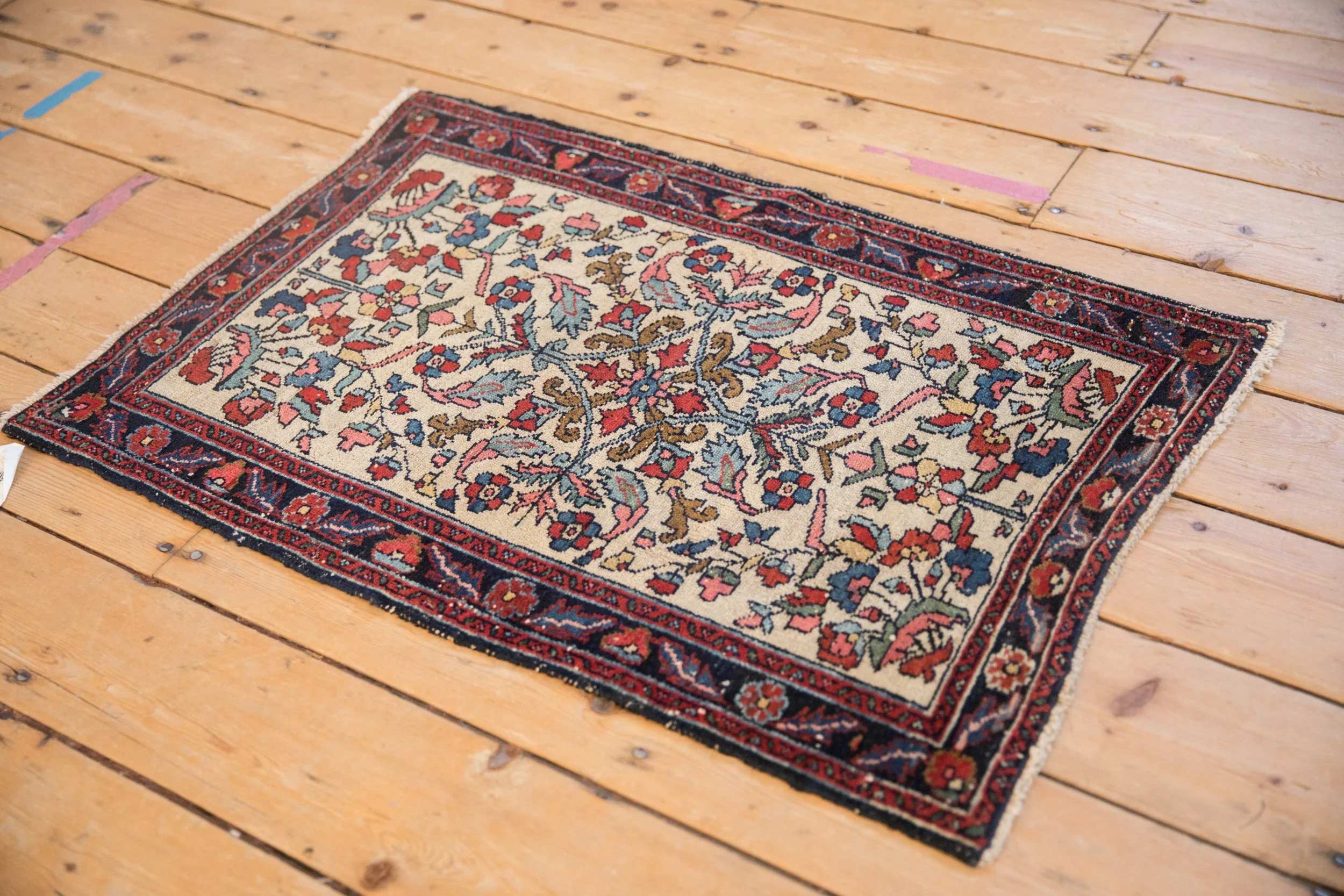 2x3 Antique Fine Hamadan Rug Mat - Image 8