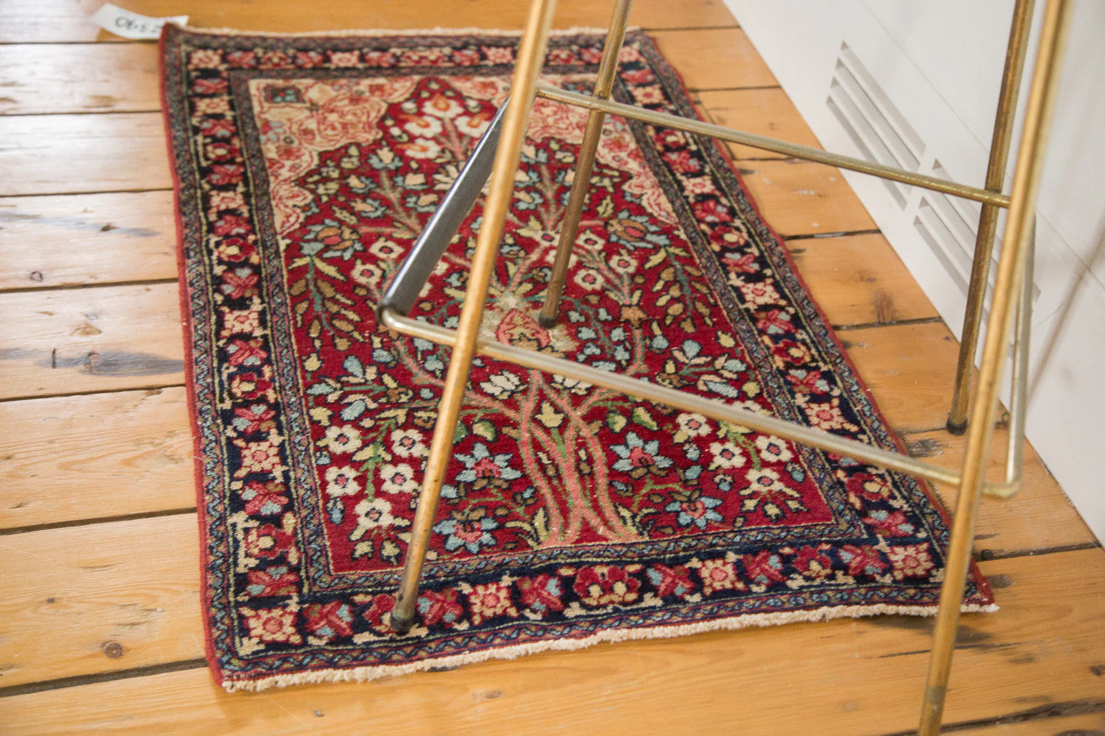 2x3 Antique Kerman Rug Mat - Image 5