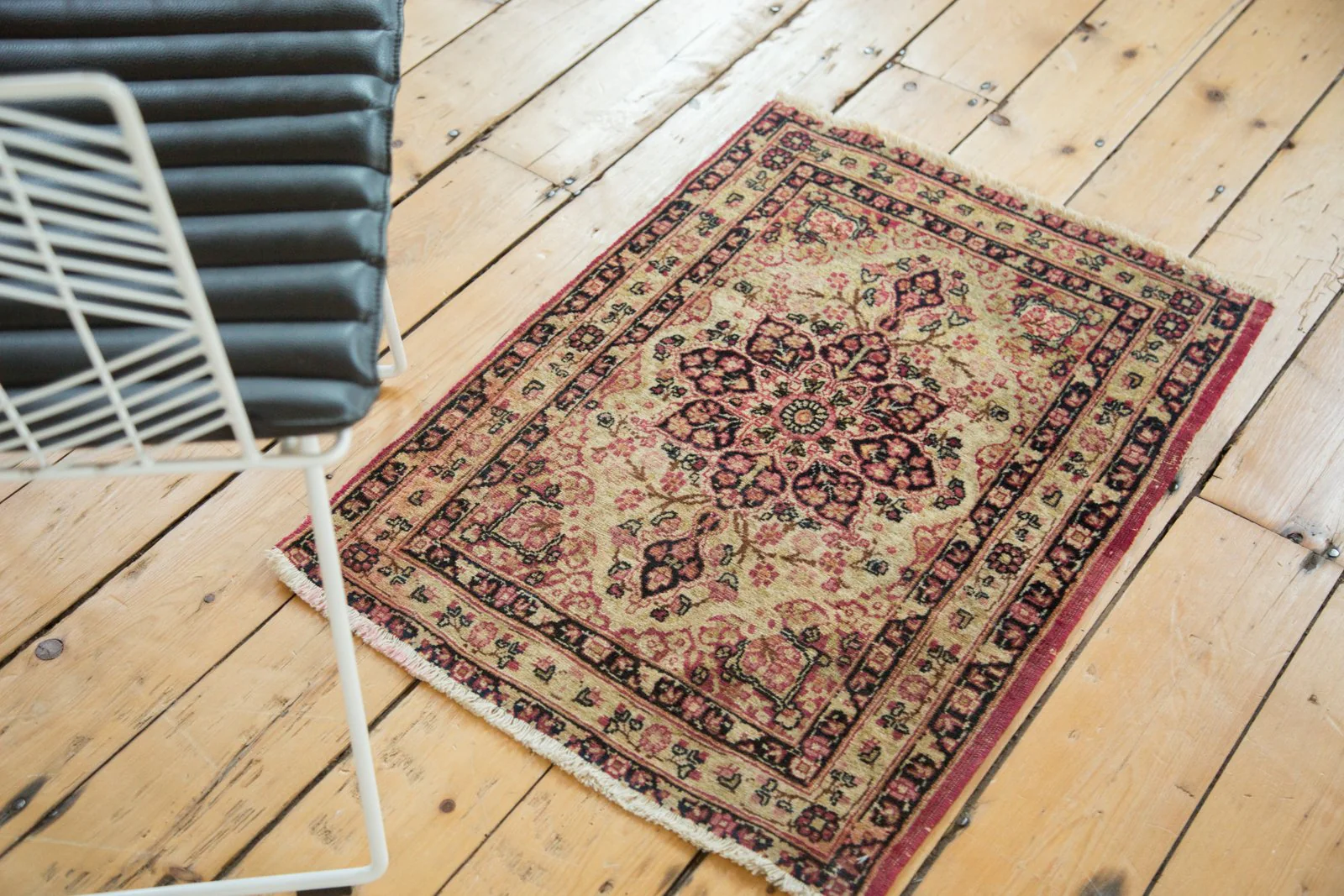 2x3 Antique Kerman Rug Mat - Image 2