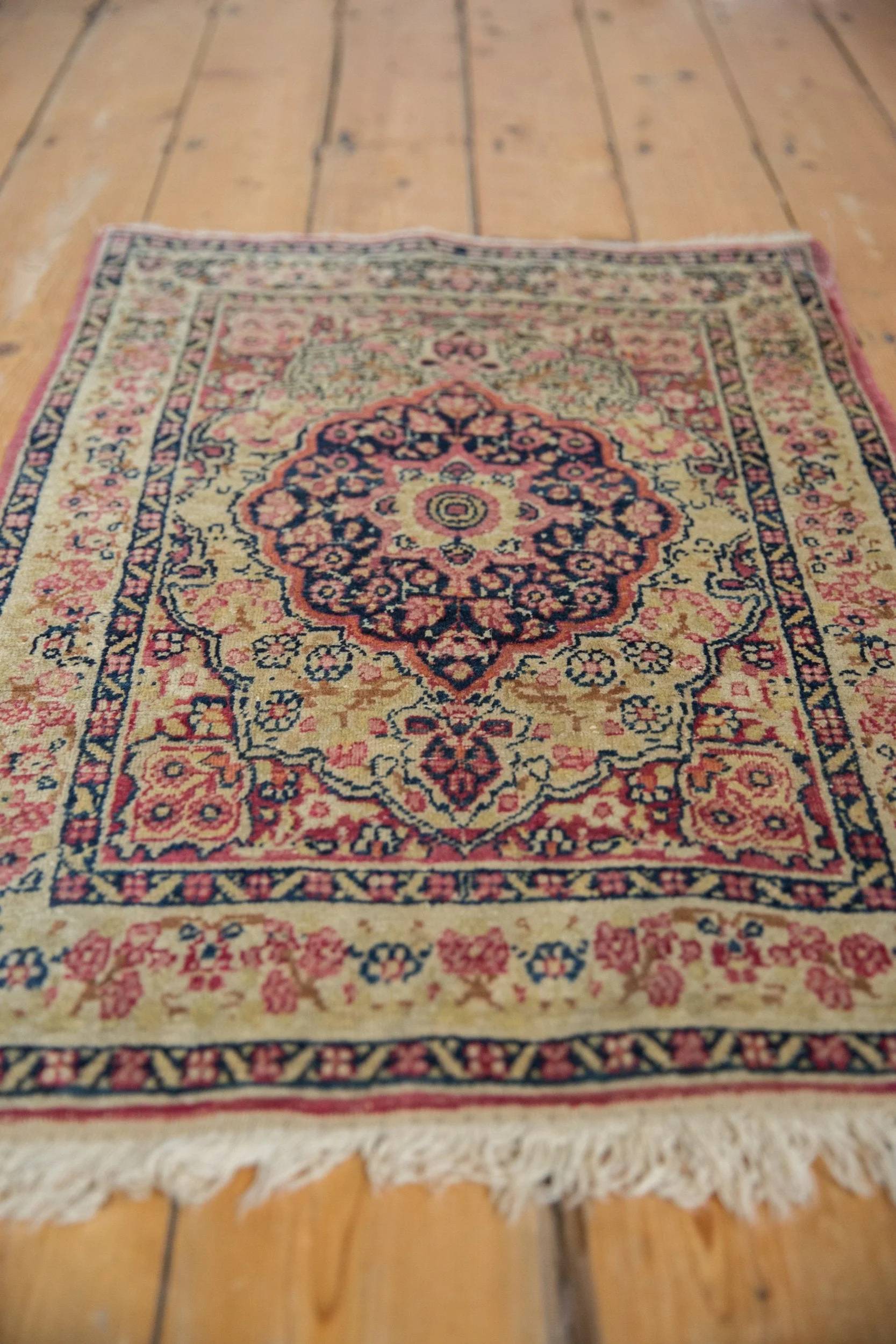 2x3 Antique Kerman Rug Mat - Image 5
