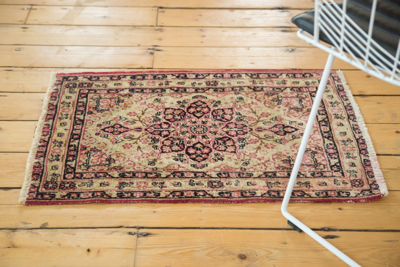 2x3 Antique Kerman Rug Mat - Image 3