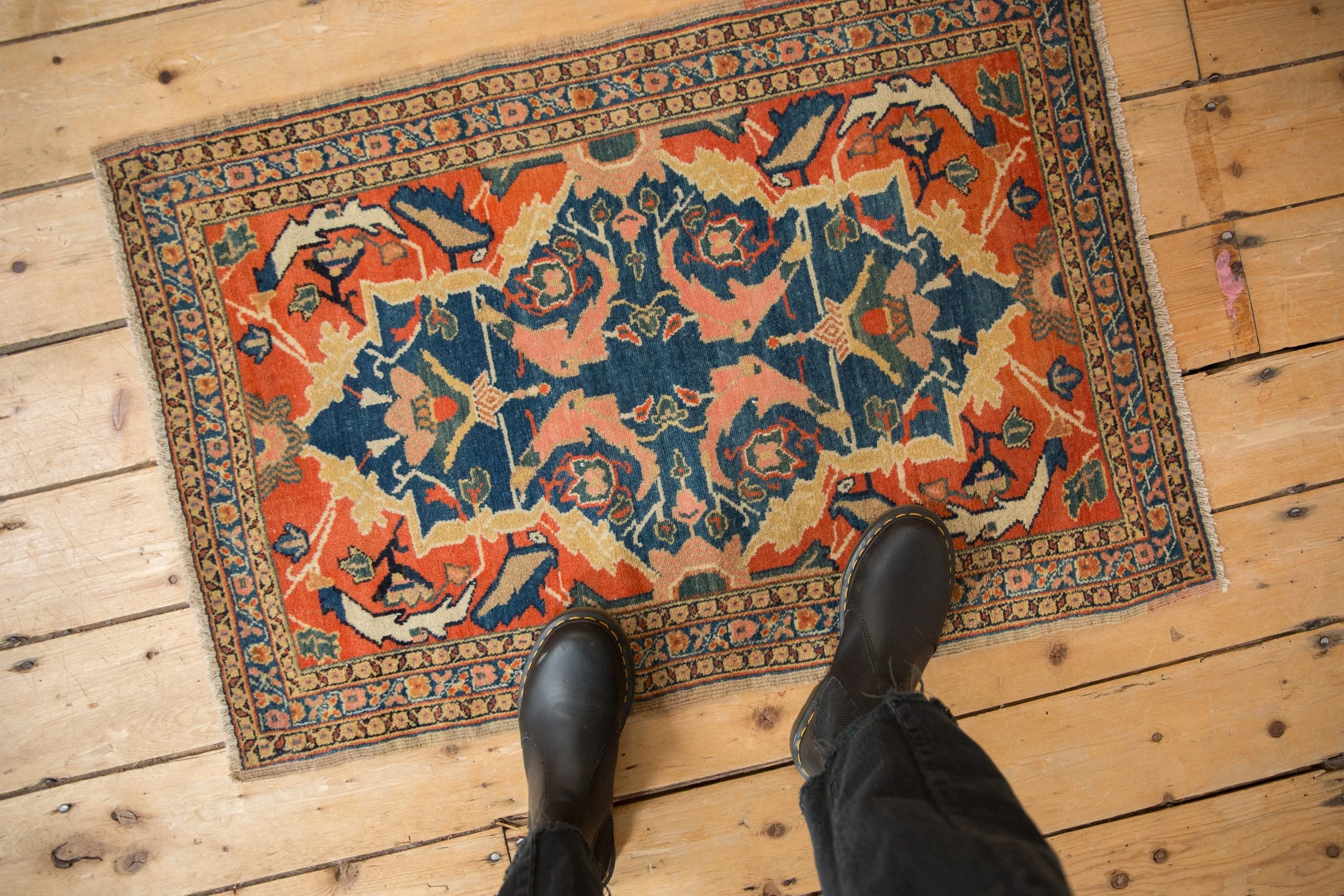 2x3 Antique Senneh Rug Mat - Image 2