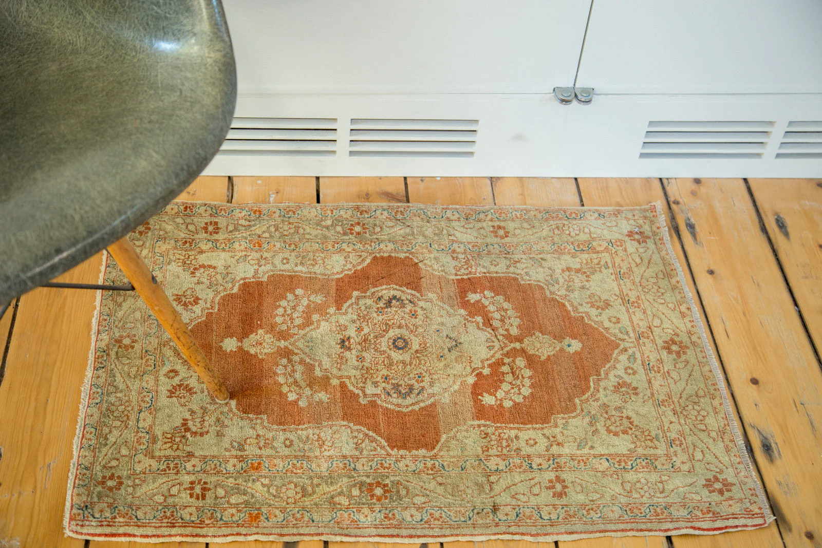 2x3 Fine Antique Haji Jalili Rug Mat - Image 4