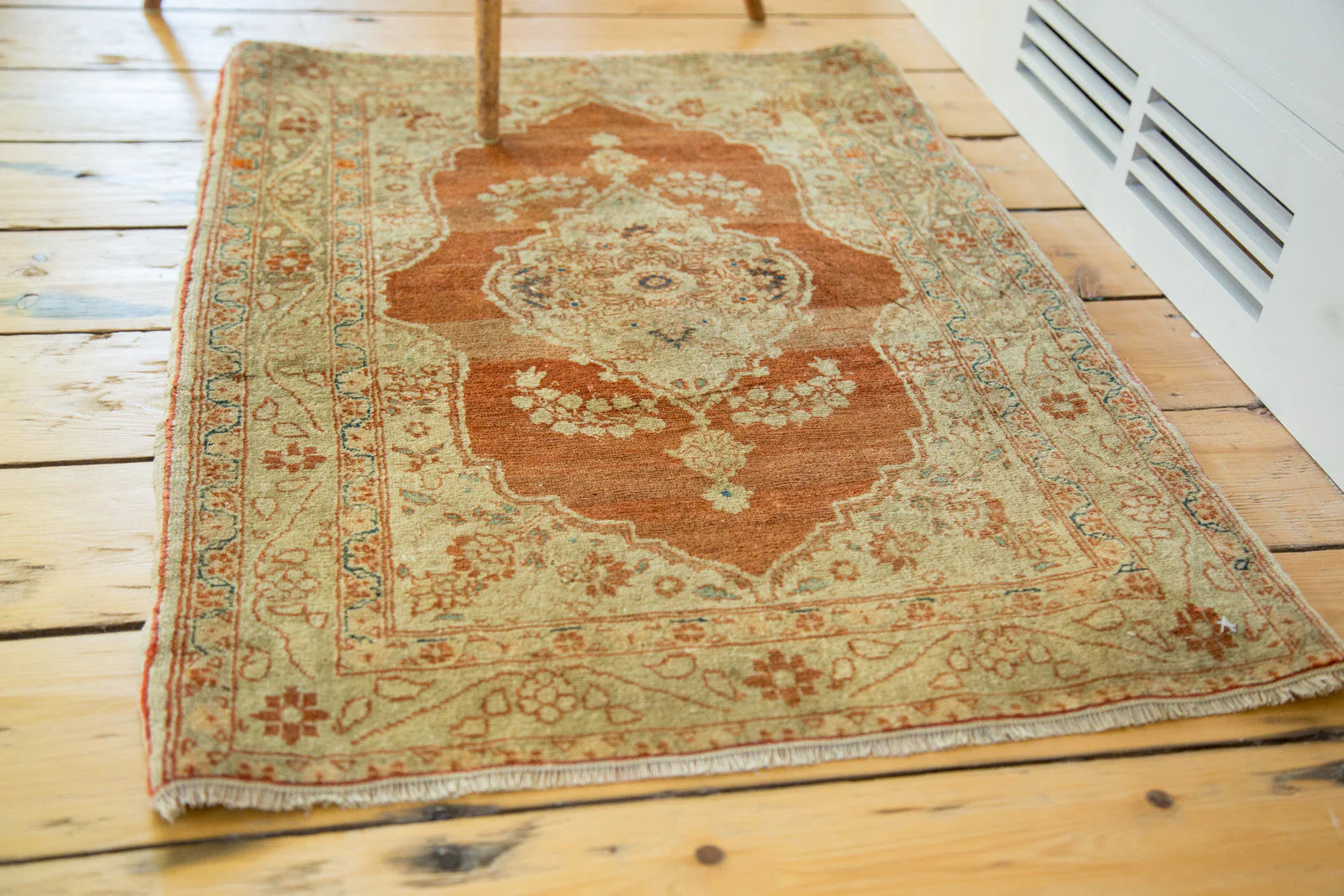 2x3 Fine Antique Haji Jalili Rug Mat - Image 5