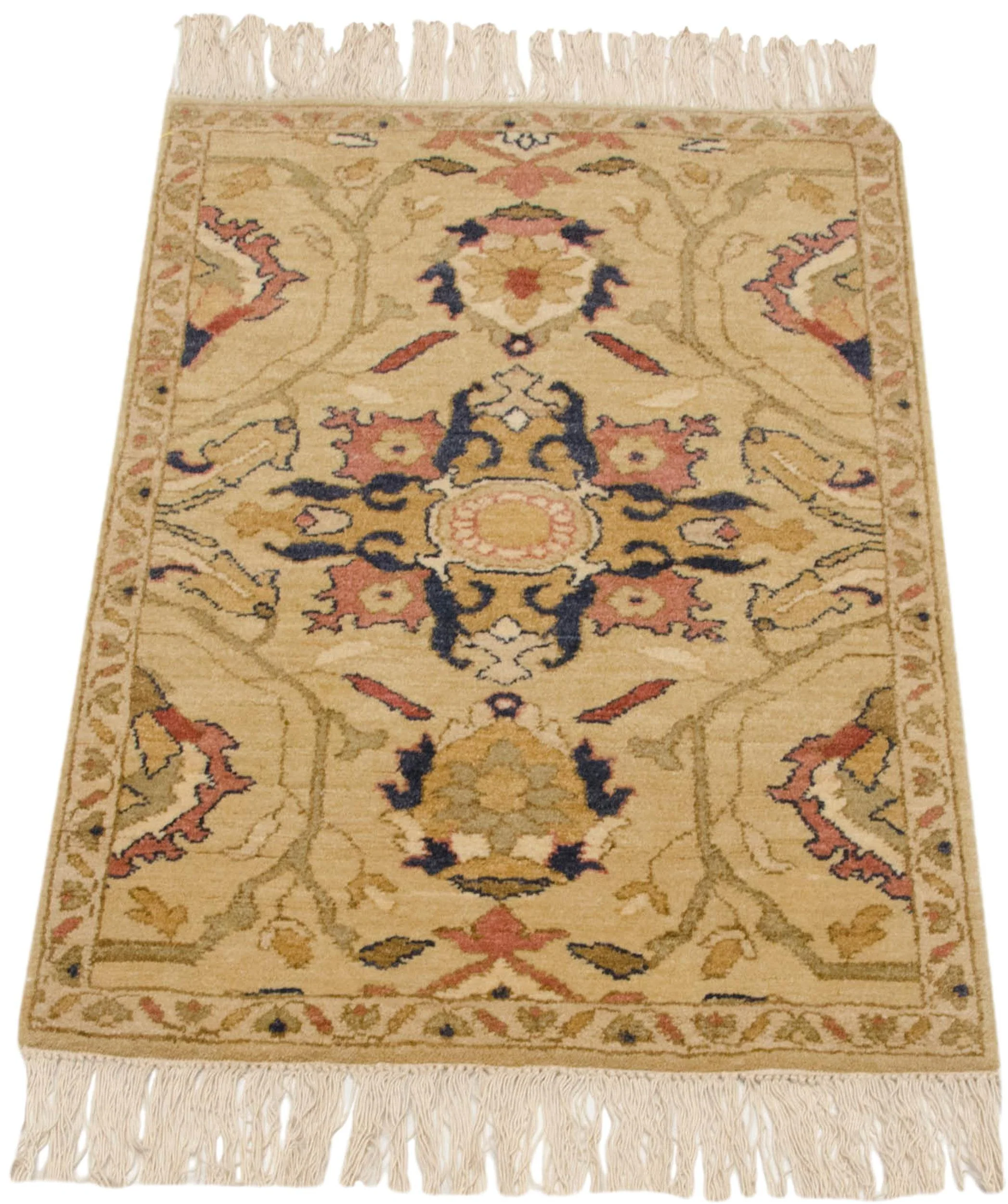 2x3 Vintage Armenian Sultanabad Design Rug Mat - Image 3