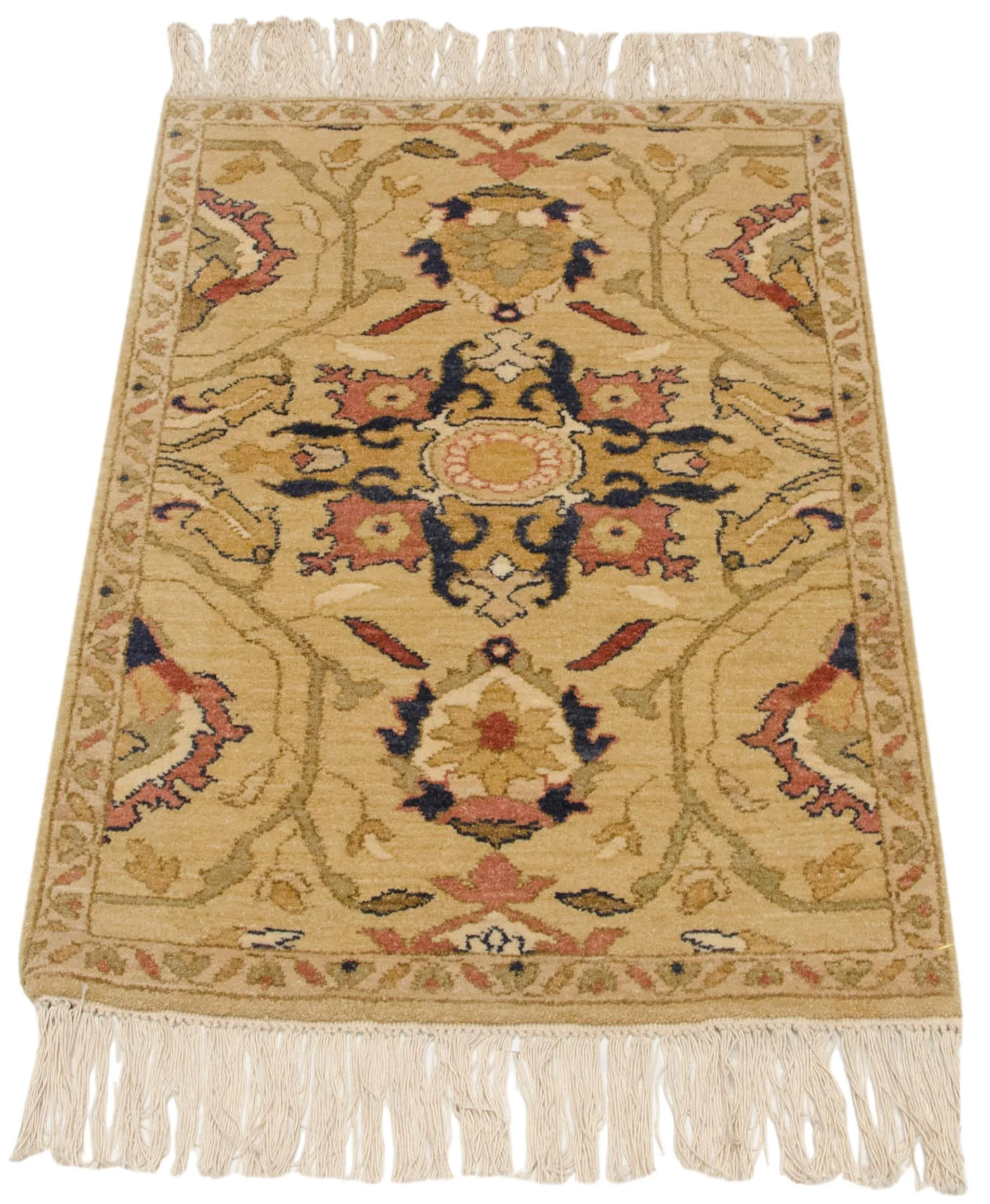 2x3 Vintage Armenian Sultanabad Design Rug Mat - Image 4