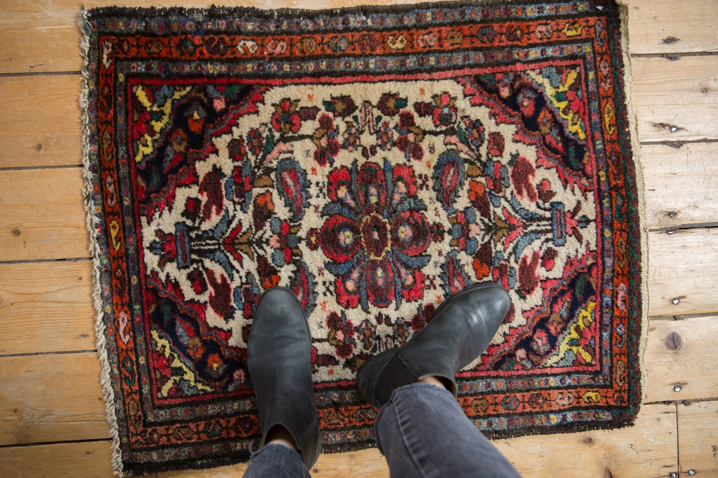 2x3 Vintage Dargezine Rug Mat - Image 2