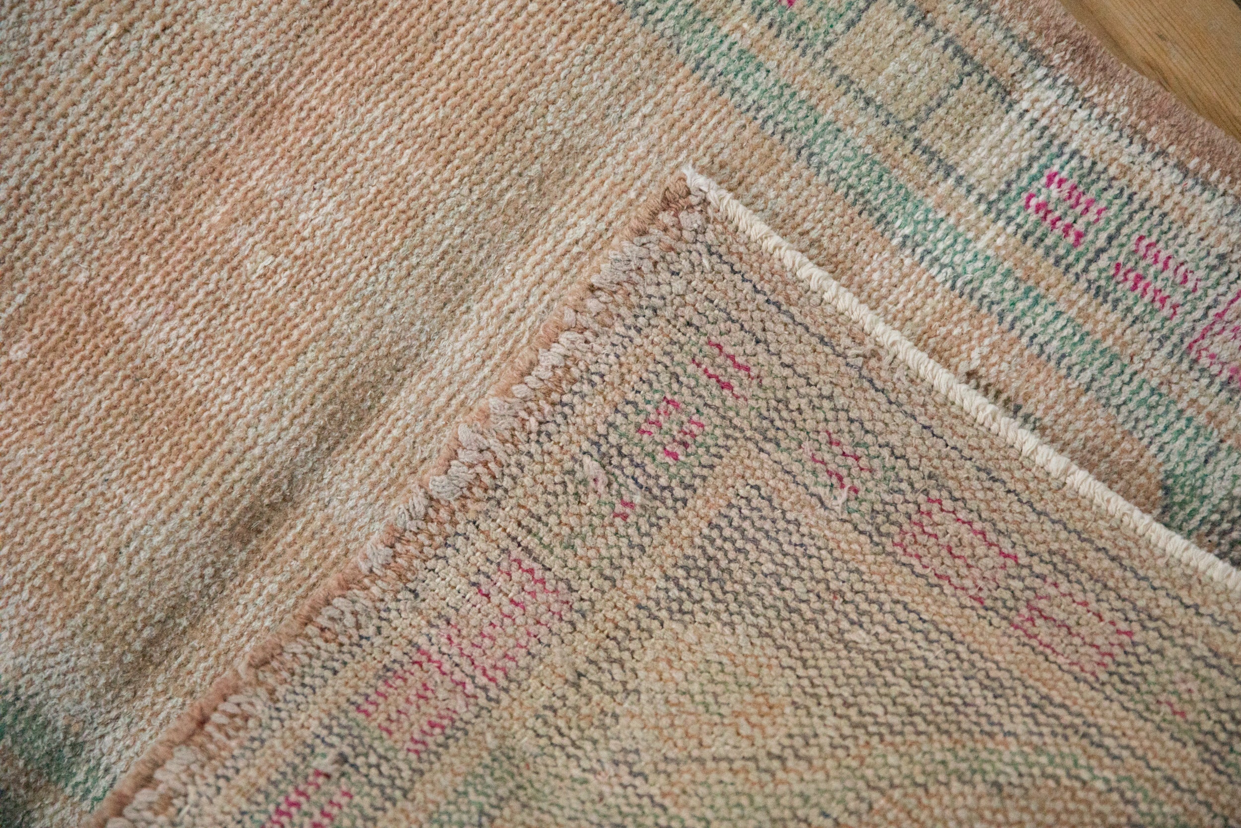 2x3 Vintage Distressed Oushak Rug Mat - Image 6