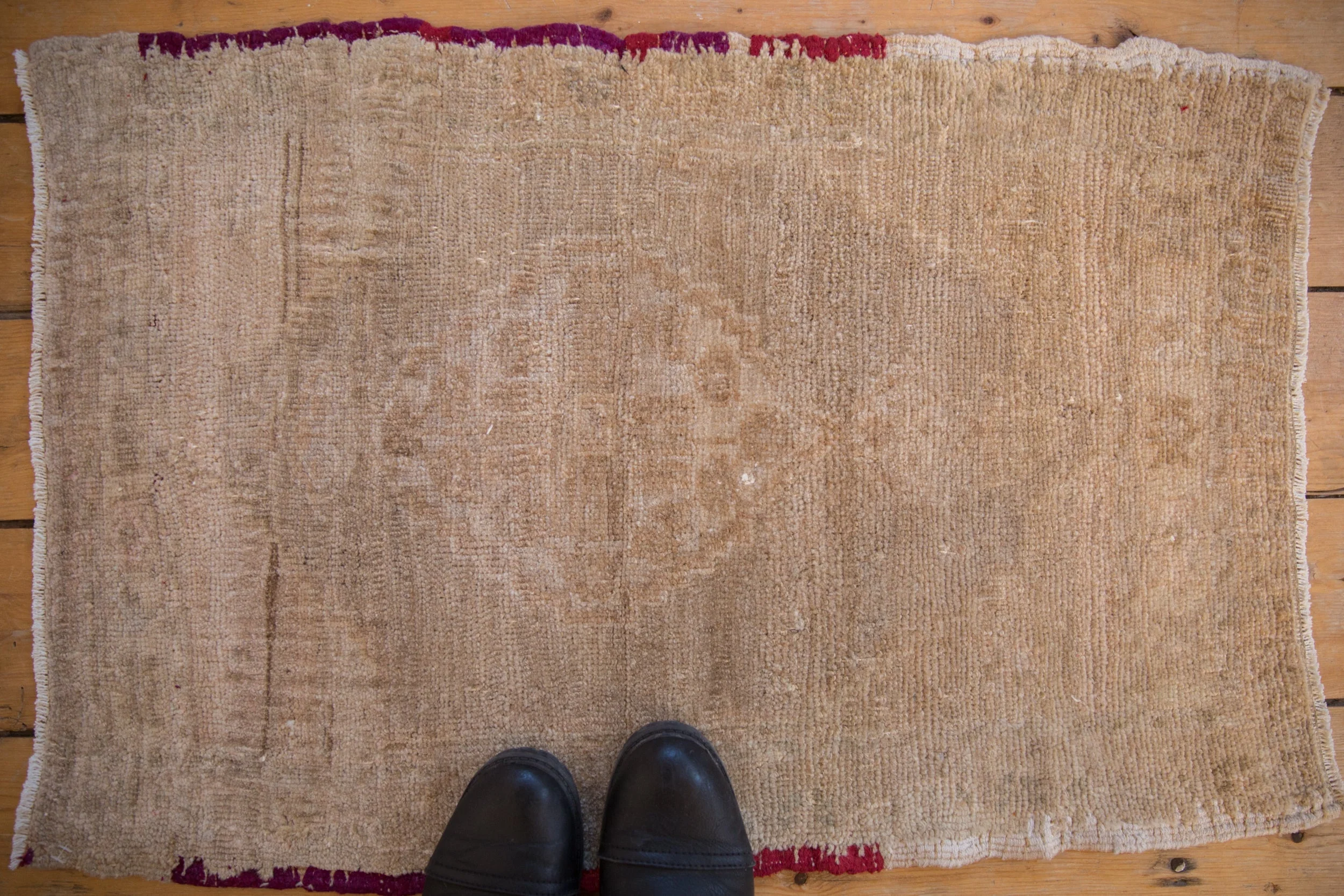 2x3 Vintage Distressed Oushak Rug Mat - Image 2