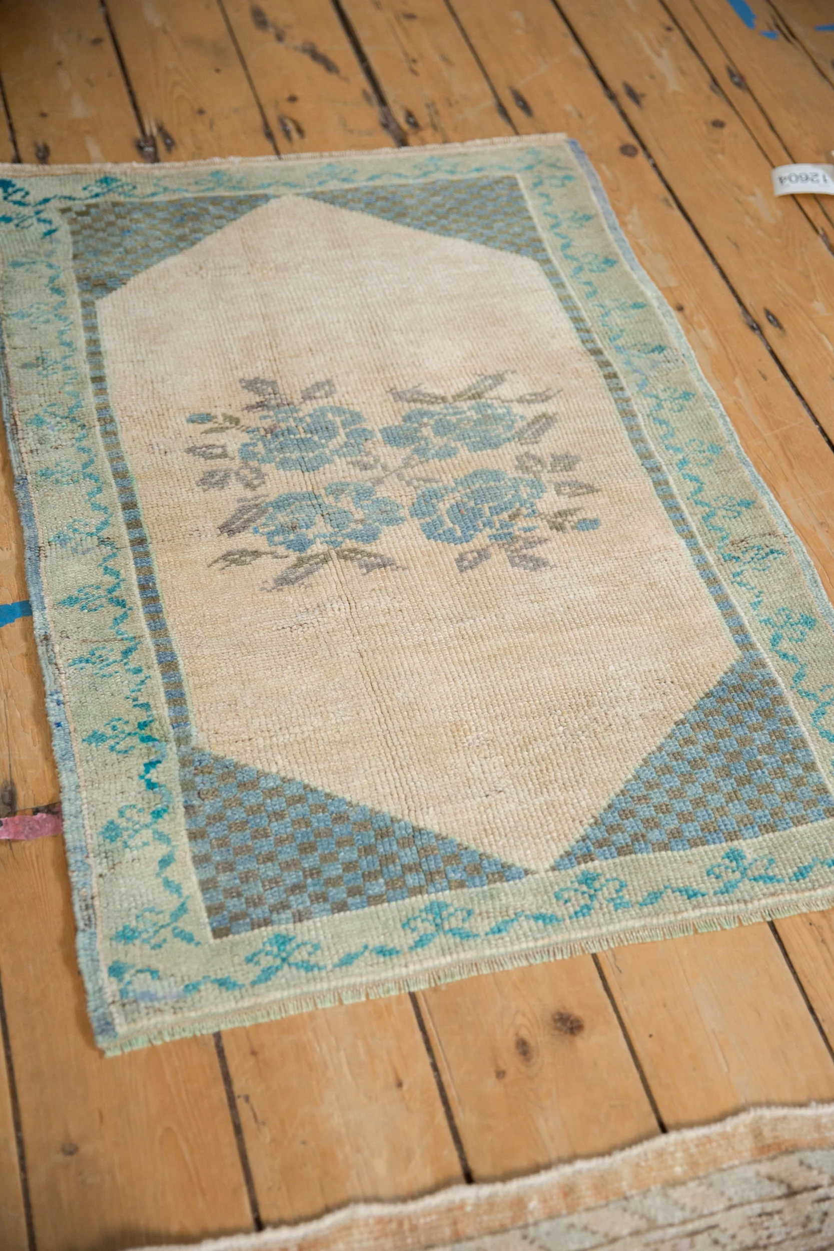 2x3 Vintage Distressed Oushak Rug Mat - Image 4