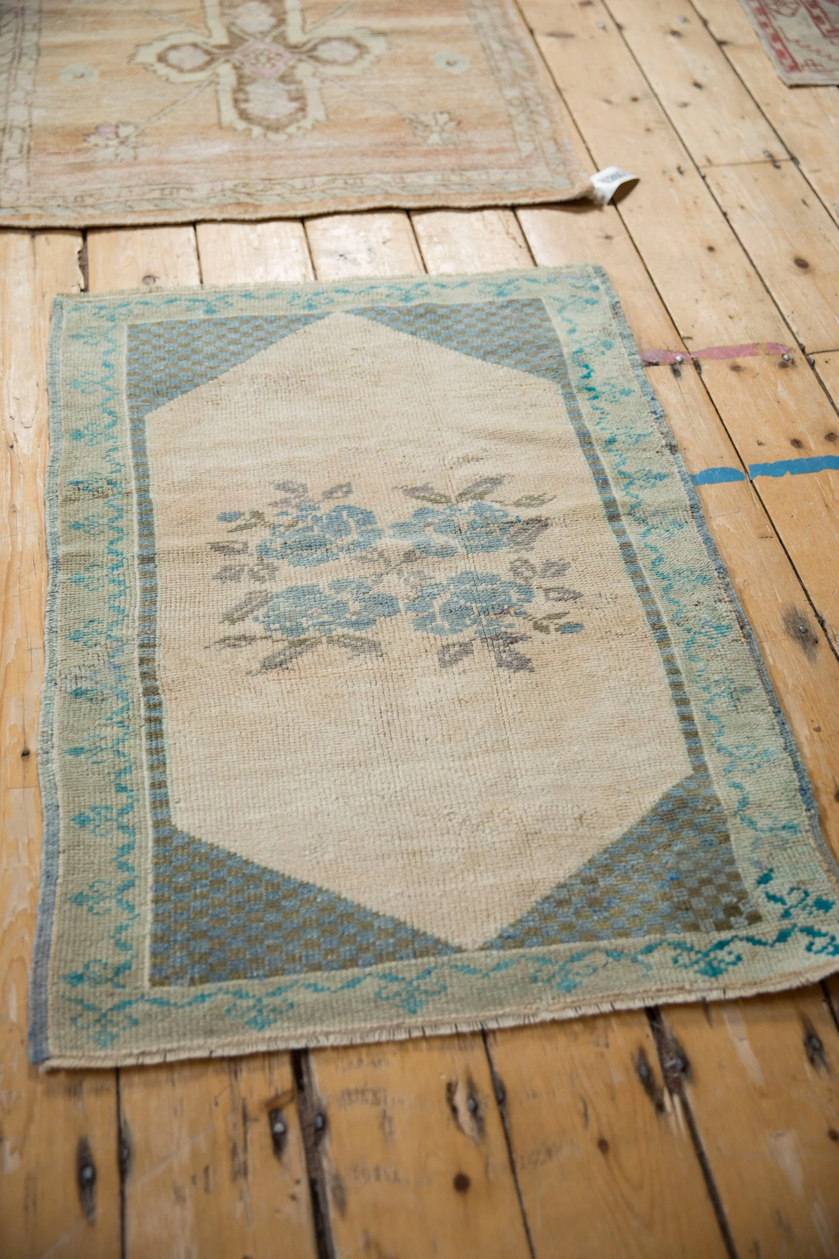 2x3 Vintage Distressed Oushak Rug Mat - Image 6